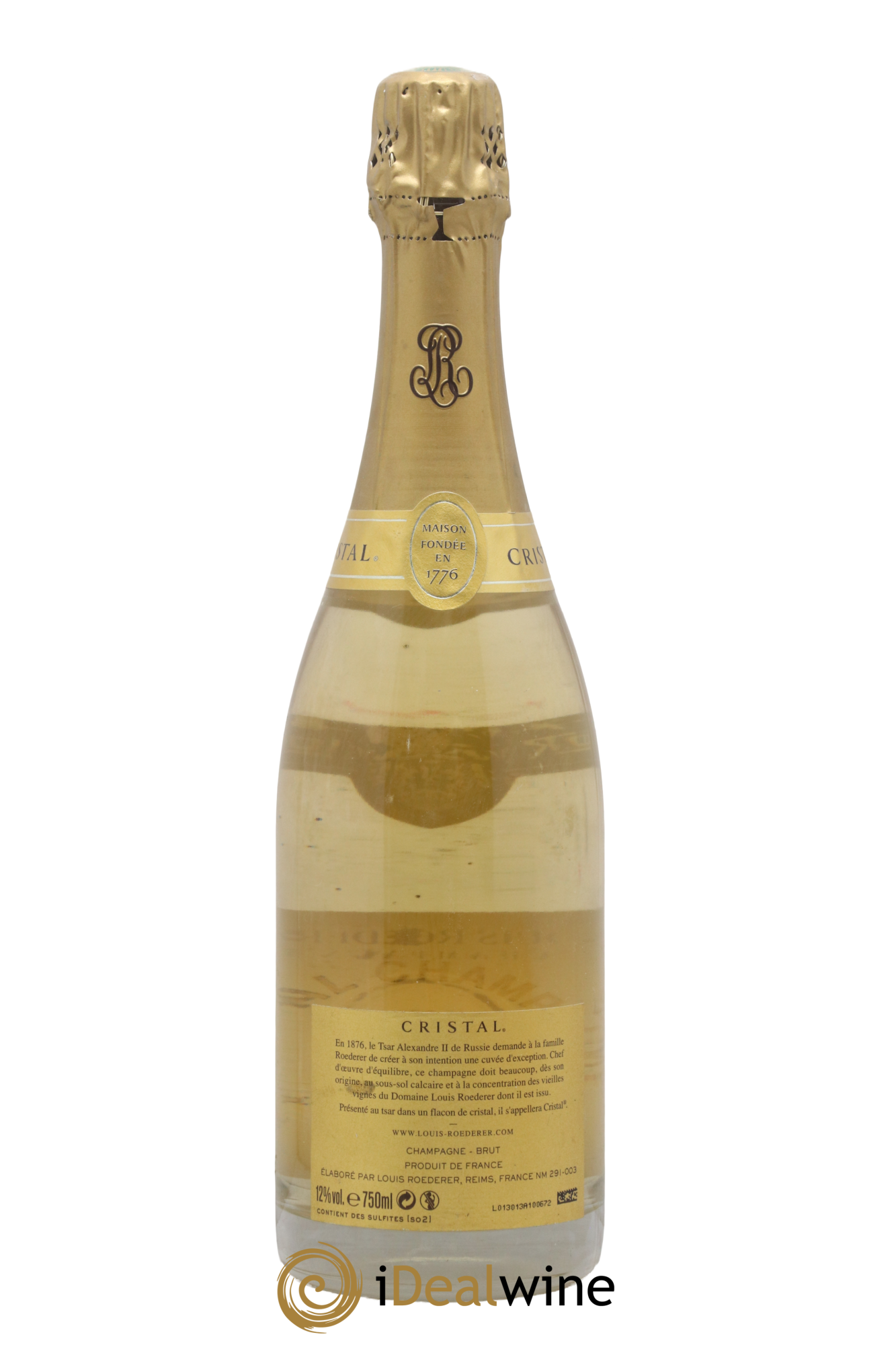 Cristal Louis Roederer 2008 - Lot of 1 bottle - 1