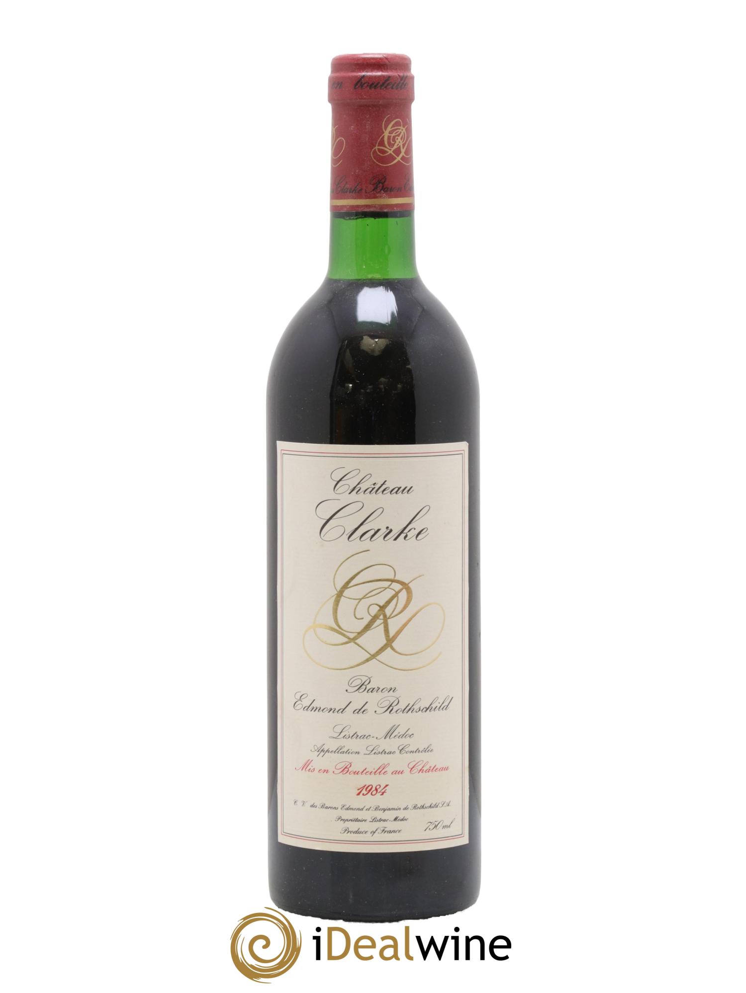 Château Clarke 1984 - Lot de 1 bouteille - 0