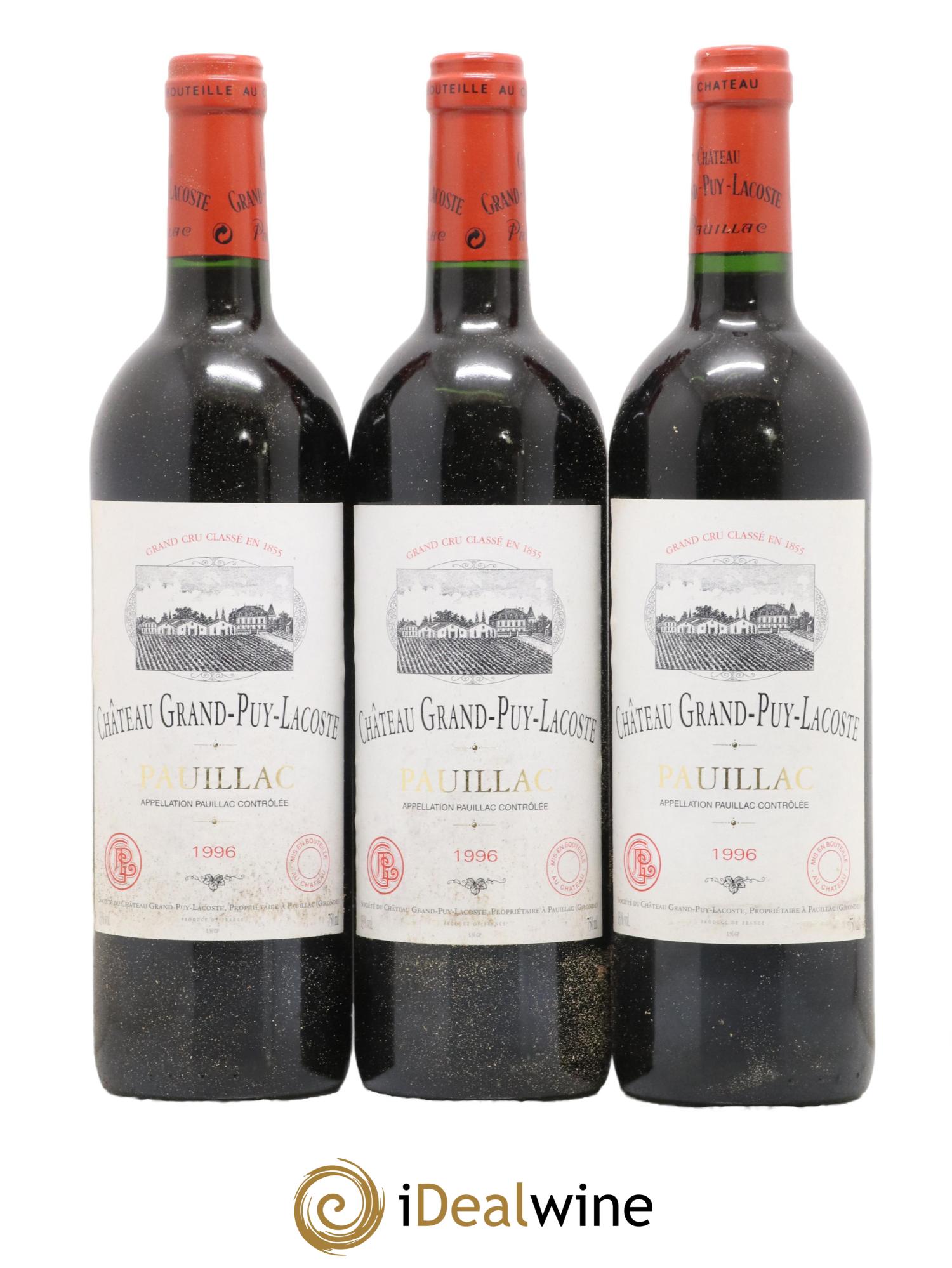 Château Grand Puy Lacoste 5ème Grand Cru Classé 1996 - Lot de 12 bouteilles - 4