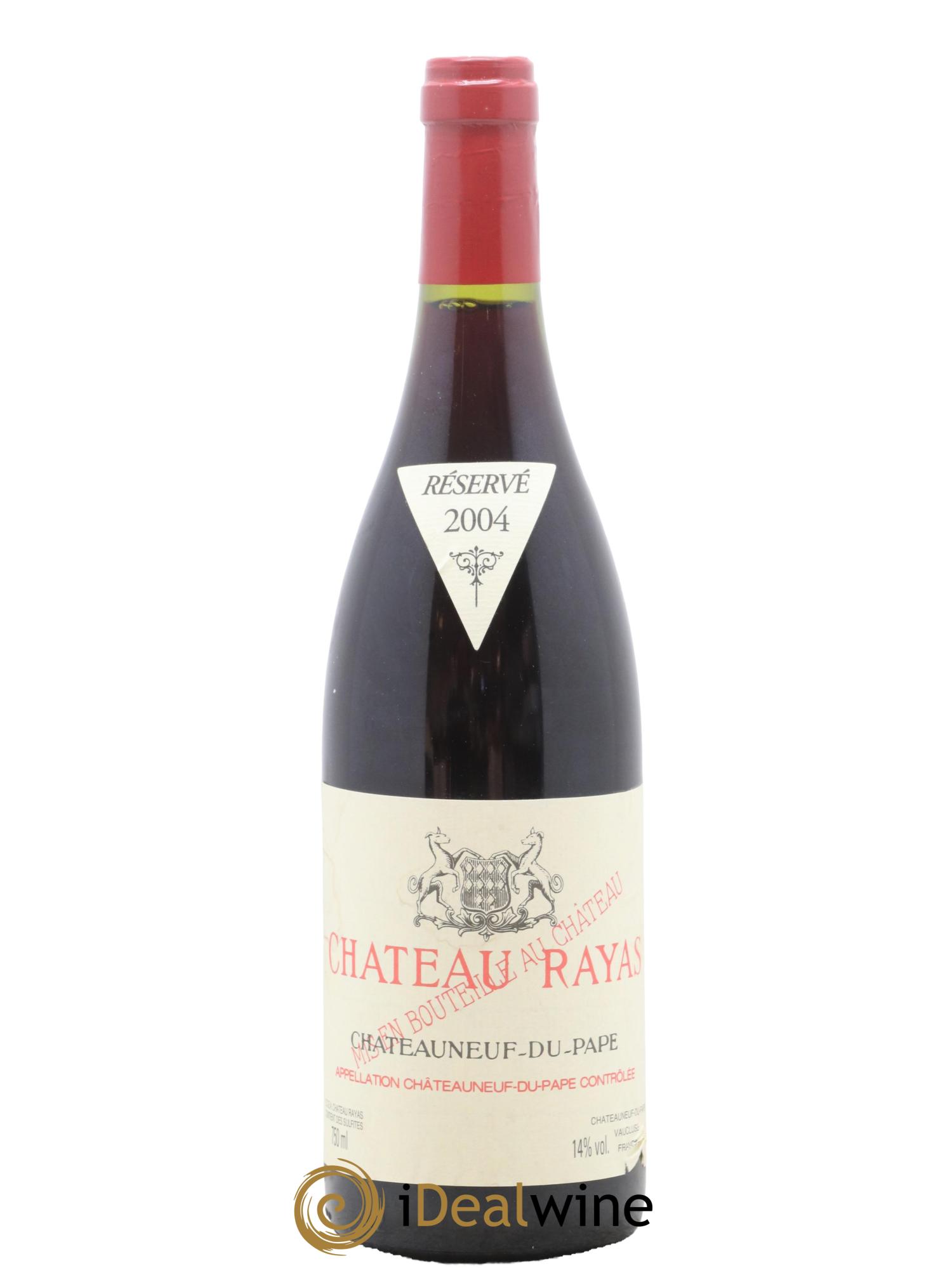 Châteauneuf-du-Pape Château Rayas Emmanuel Reynaud 2004 - Lot de 1 bouteille - 0