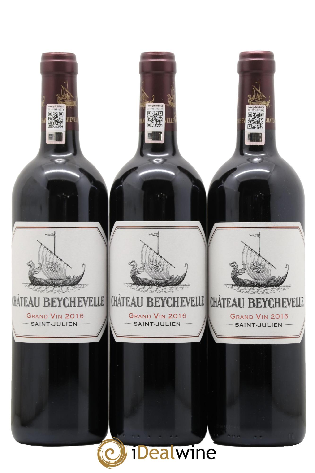 Château Beychevelle 4ème Grand Cru Classé 2016 - Lot de 3 bouteilles - 0