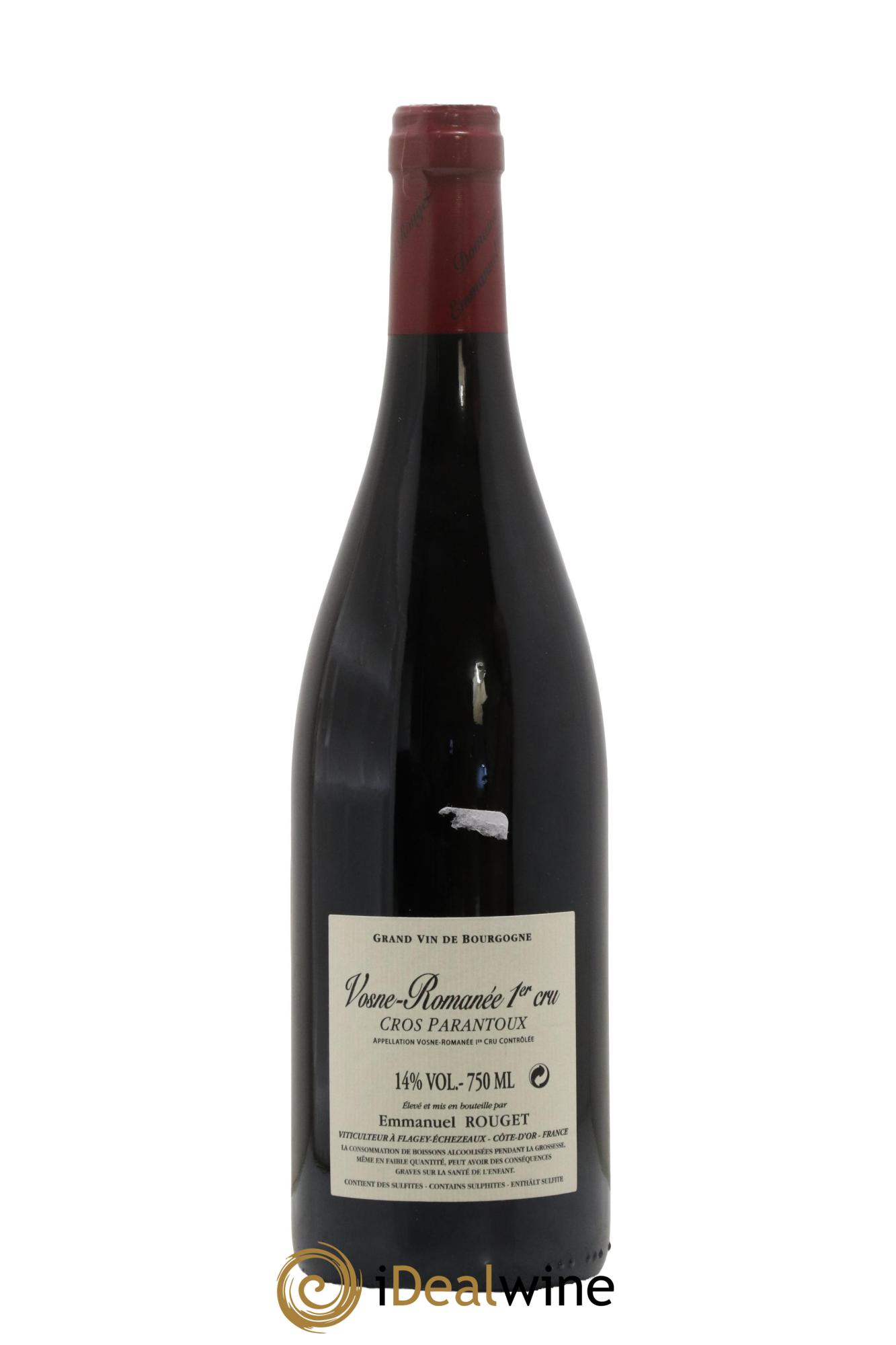Vosne-Romanée 1er Cru Cros Parantoux Emmanuel Rouget 2015 - Lot de 1 bouteille - 1