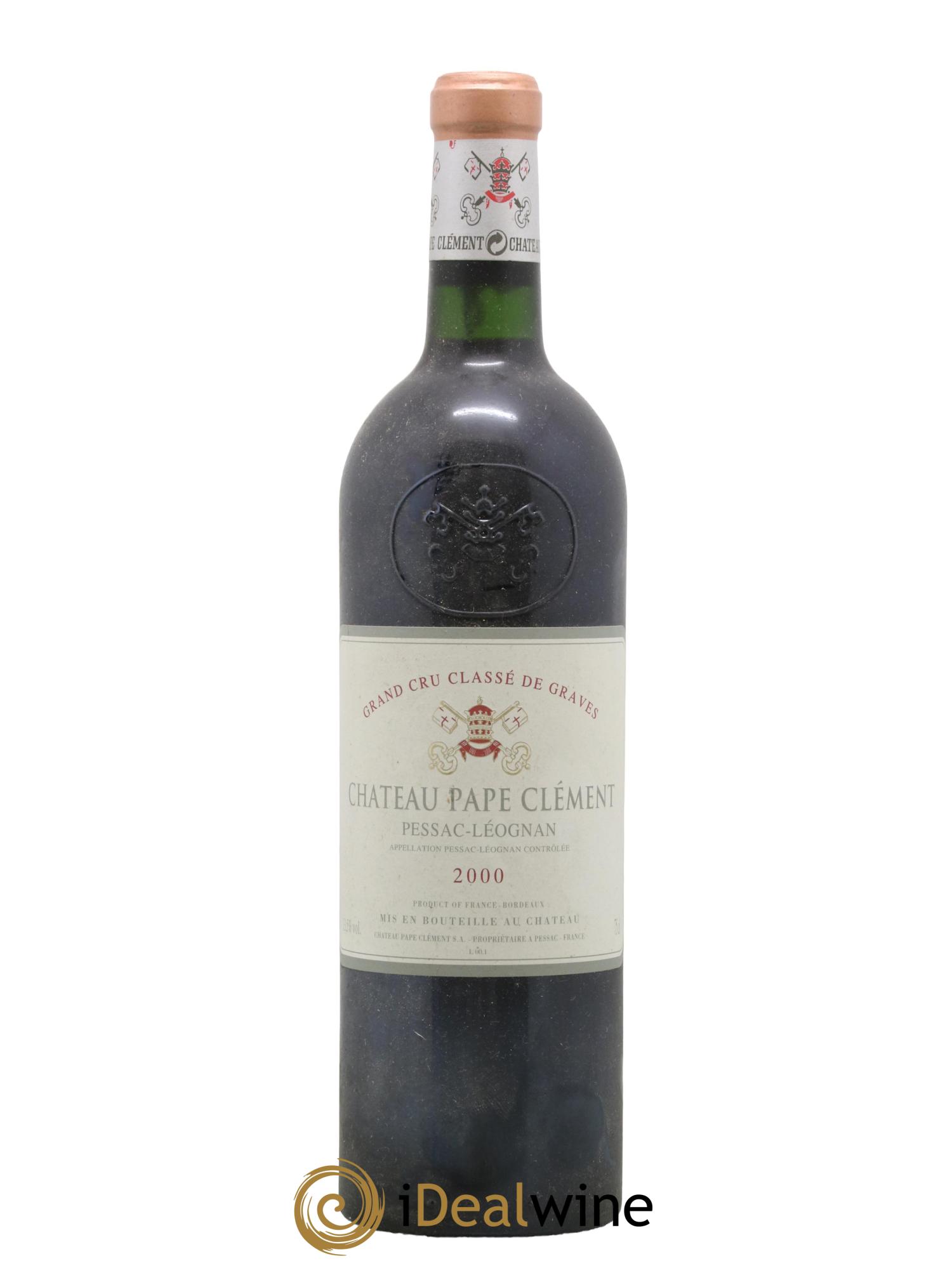 Château Pape Clément Cru Classé de Graves 2000 - Lot de 1 bouteille - 0