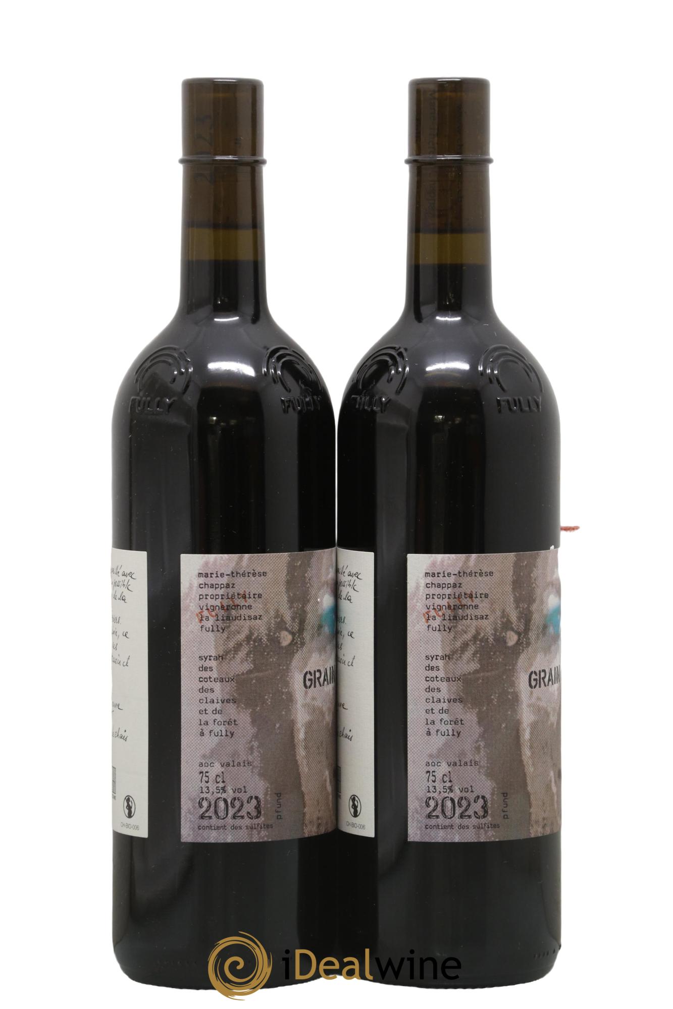 Valais Grain Syrah Marie-Thérèse Chappaz - Domaine Des Claives 2023 - Lot de 2 bouteilles - 1