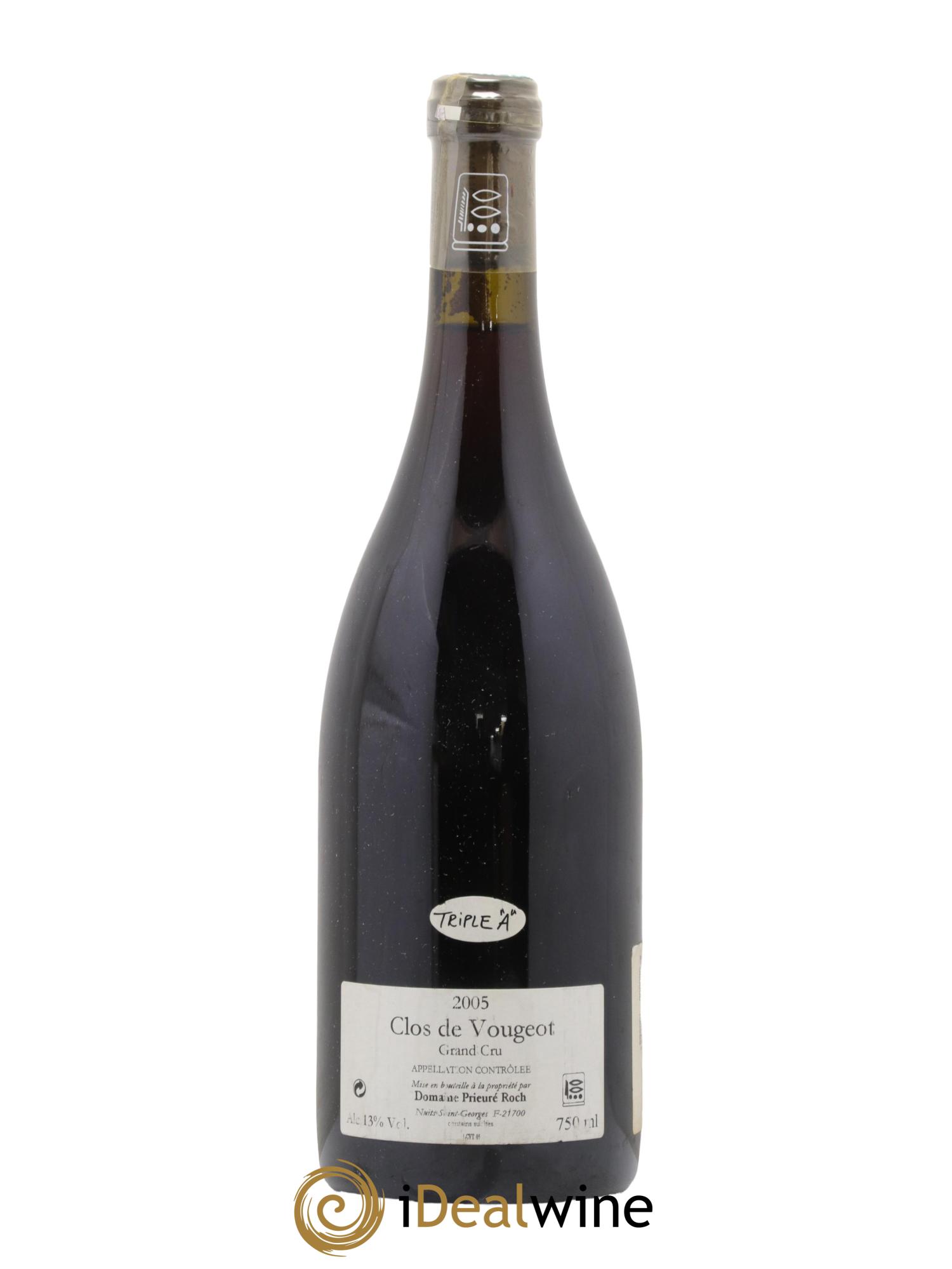 Clos de Vougeot Grand Cru Prieuré Roch 2005 - Lotto di 1 bottiglia - 1