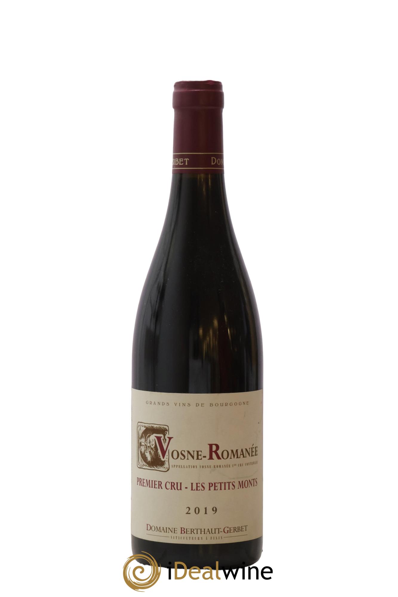 Vosne-Romanée 1er Cru Les Petits Monts Berthaut Gerbet (Domaine) 2019 - Lot of 1 bottle - 0