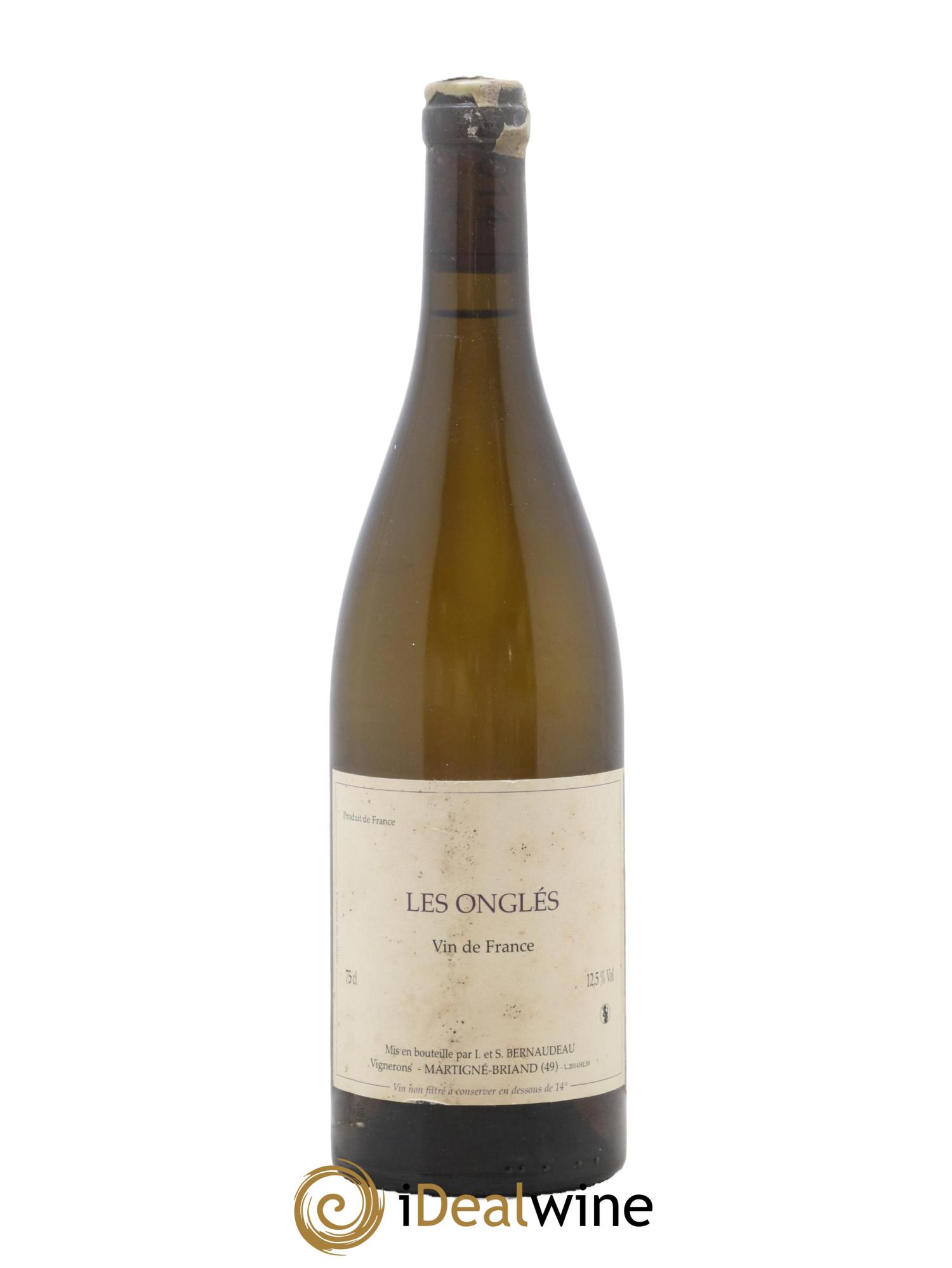 Vin de France Les Onglés Stéphane Bernaudeau 2014 - Lot de 1 bouteille - 0