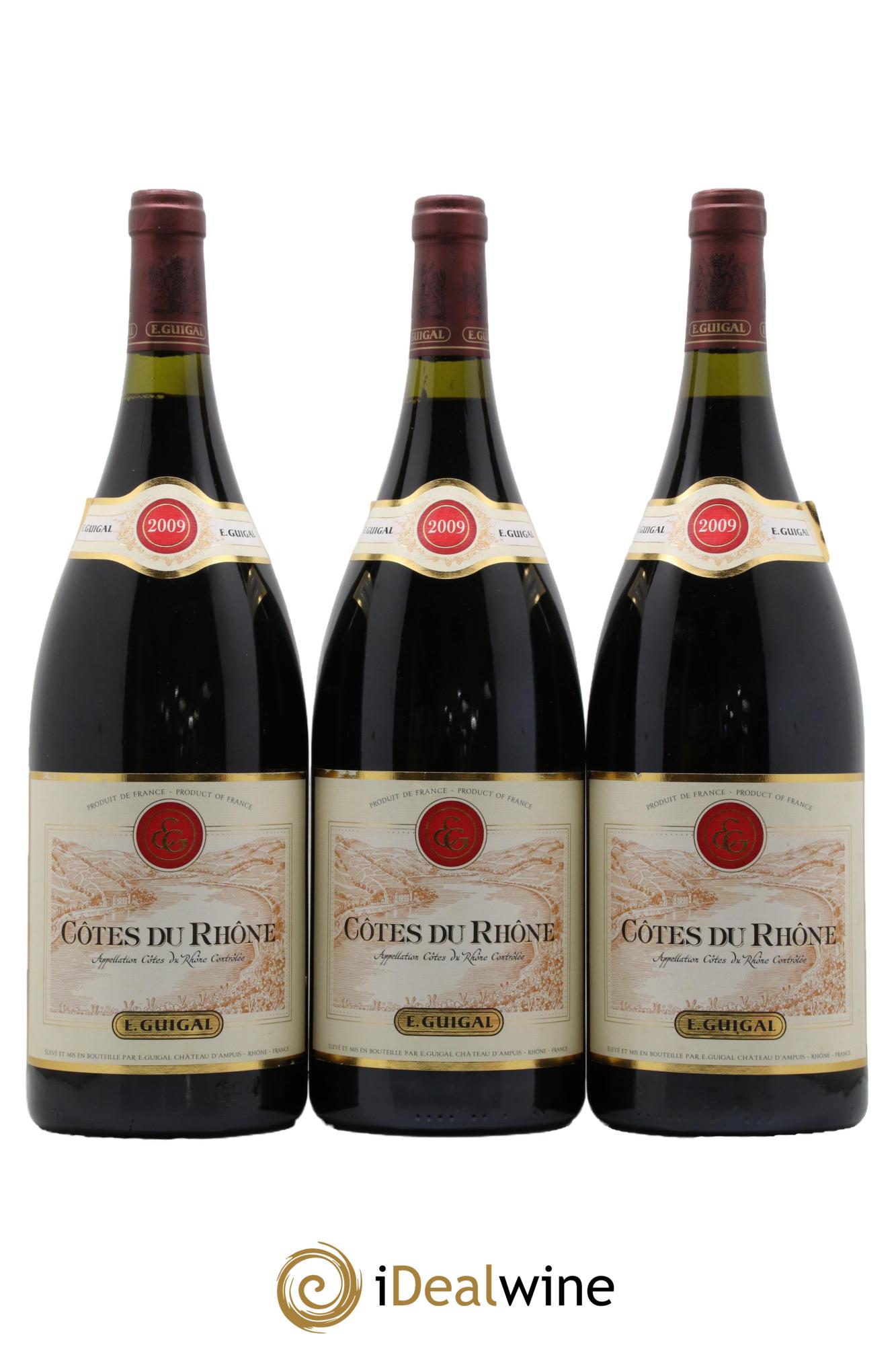 Côtes-du-Rhône Guigal 2009 - Lot de 3 magnums - 0