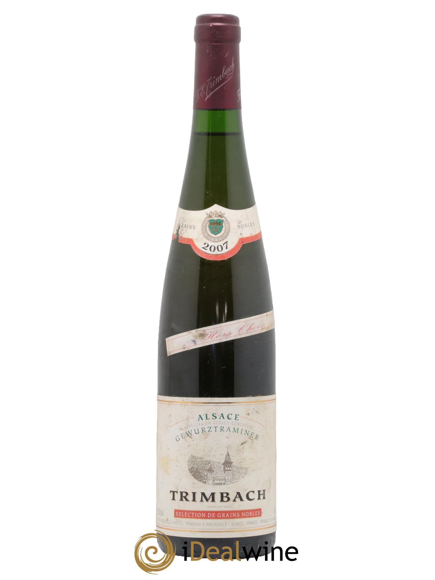 Gewurztraminer Sélection de Grains Nobles Hors-Choix Trimbach (Domaine) 2007 - Lotto di 1 bottiglia - 0