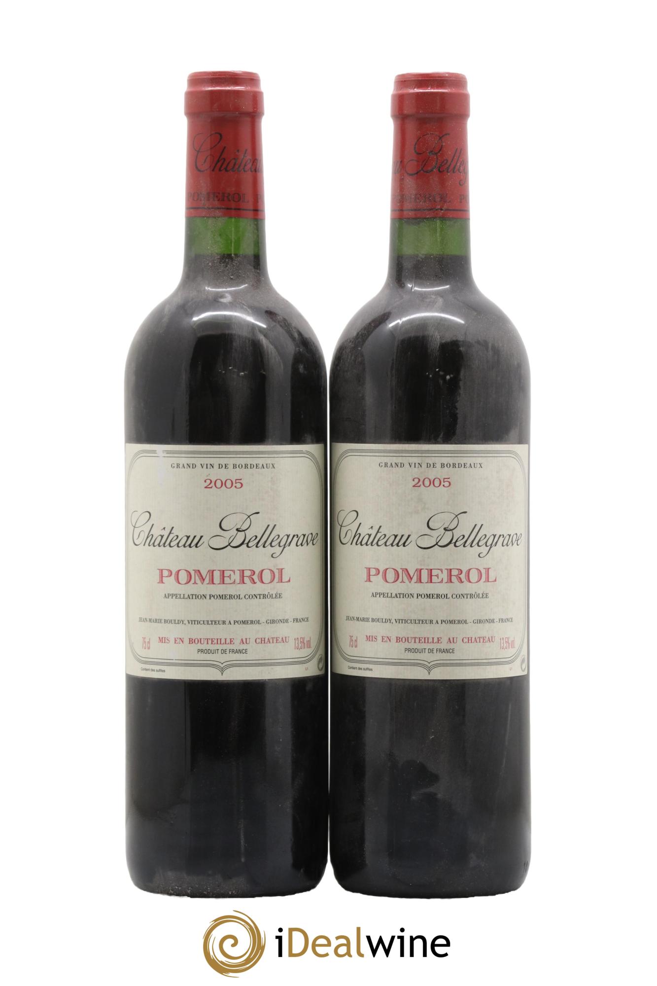 Château Bellegrave 2005 - Lot de 2 bouteilles - 0