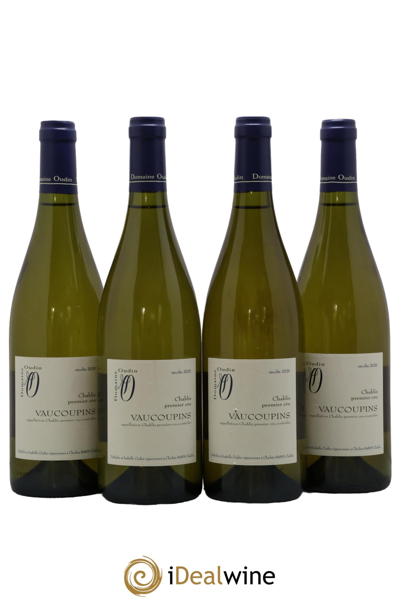 Chablis 1er Cru Vaucoupins Domaine Oudin 2020 - Lot de 4 bouteilles - 0