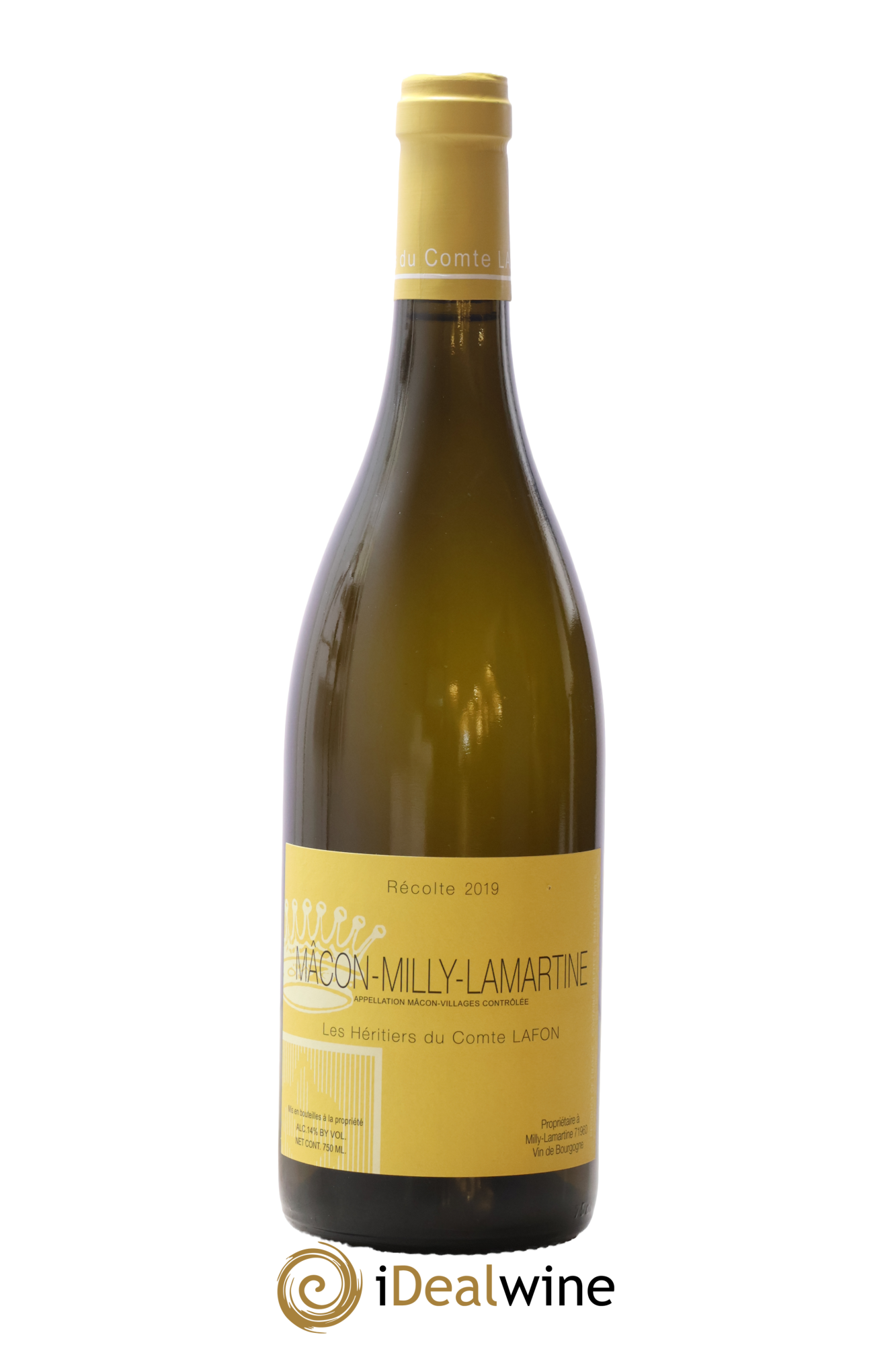 Mâcon Milly-Lamartine Héritiers du Comte Lafon (Domaine des) 2019 - Posten von 1 Flasche - 0