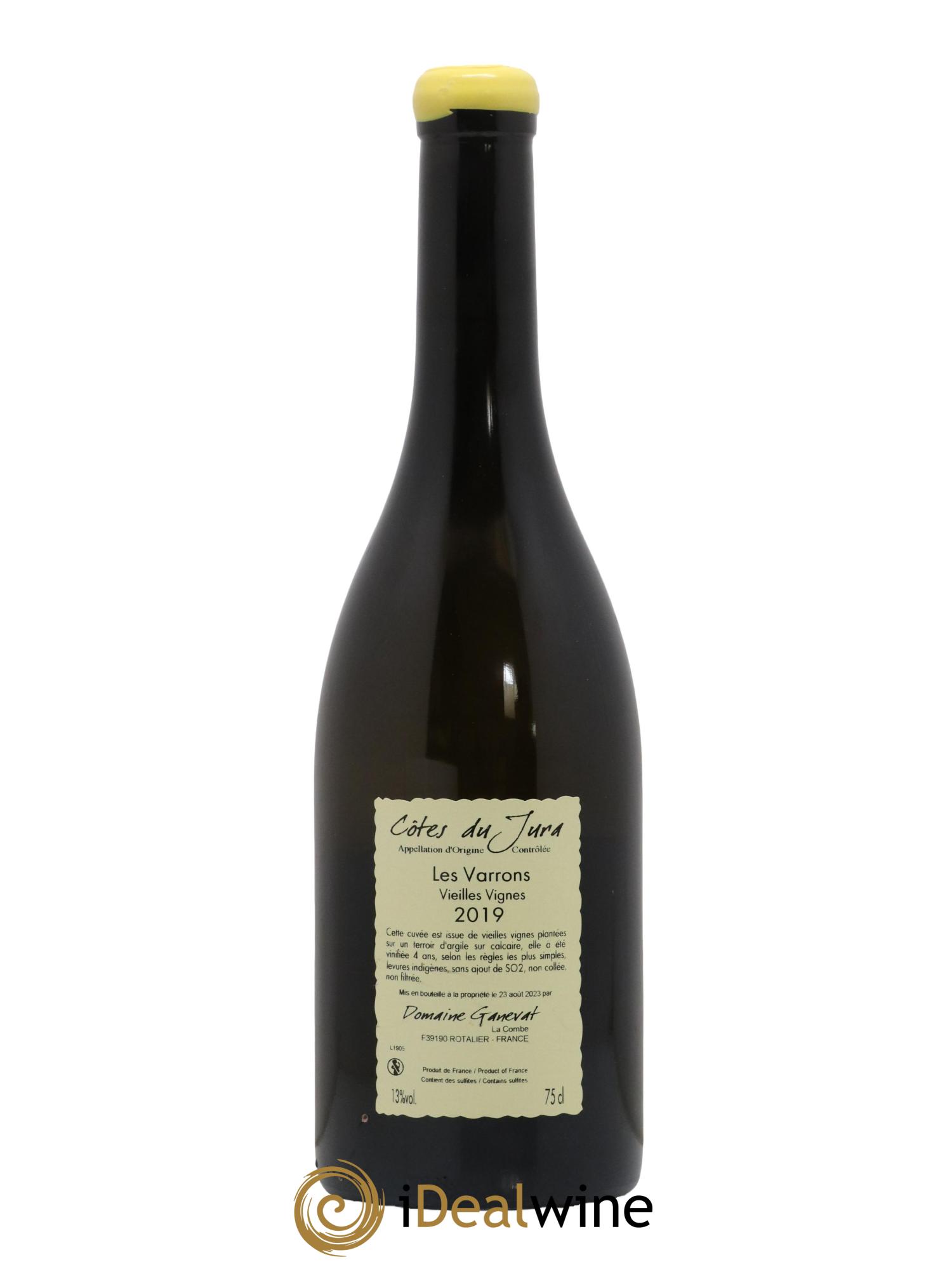 Côtes du Jura Les Varrons Vieilles Vignes Jean-François Ganevat (Domaine) 2019 - Lot de 1 bouteille - 1