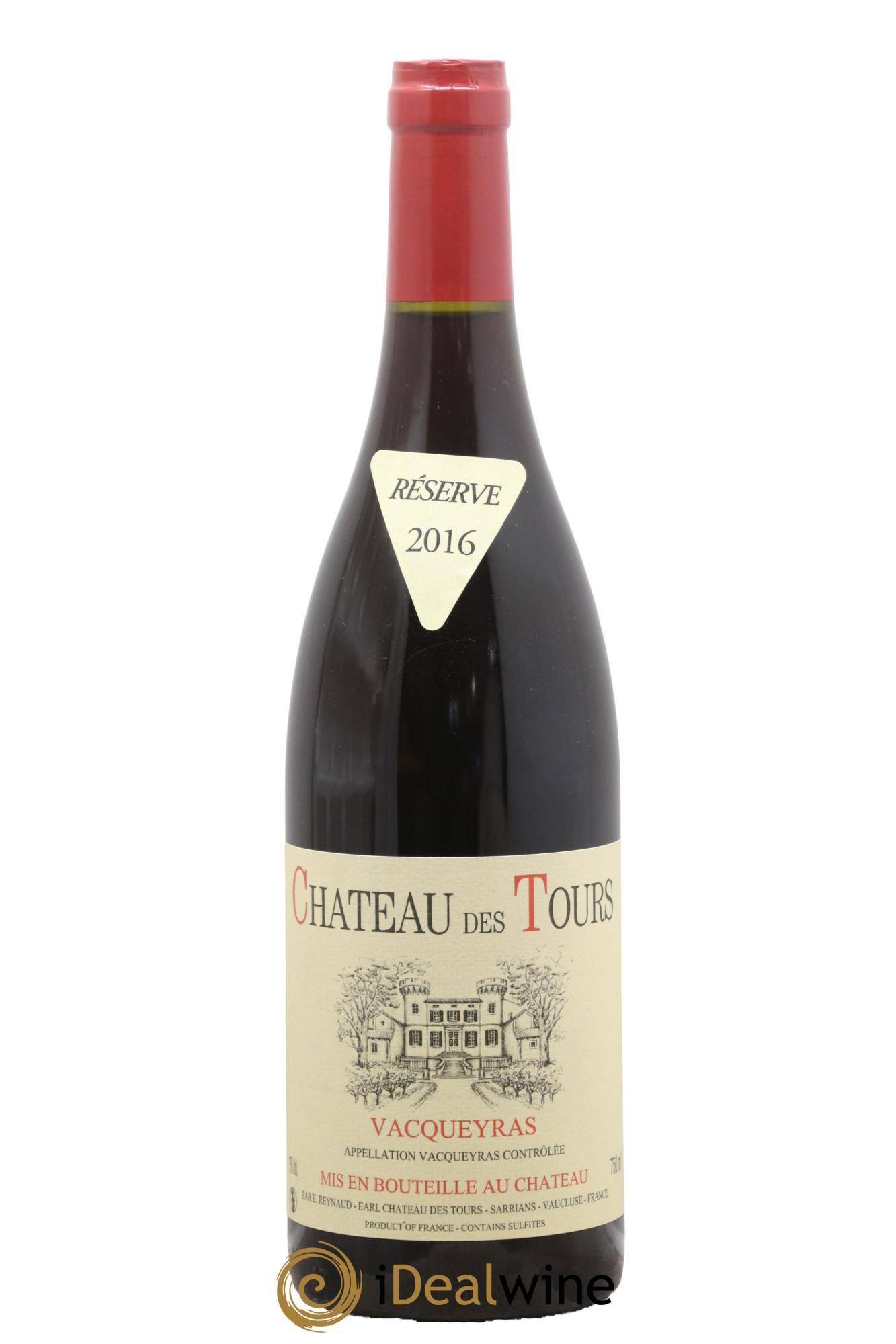 Vacqueyras Château des Tours Emmanuel Reynaud 2016 - Posten von 1 Flasche - 0