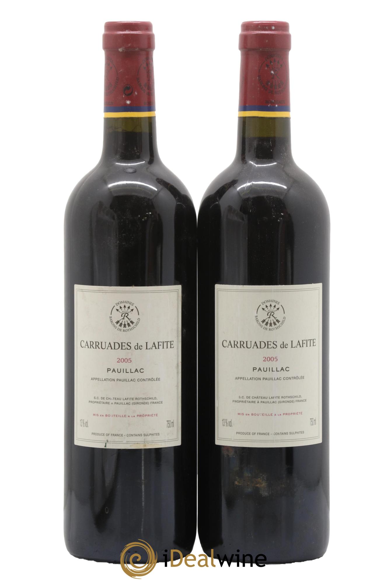 Carruades de Lafite Rothschild Second Vin 2005 - Posten von 2 Flaschen - 1