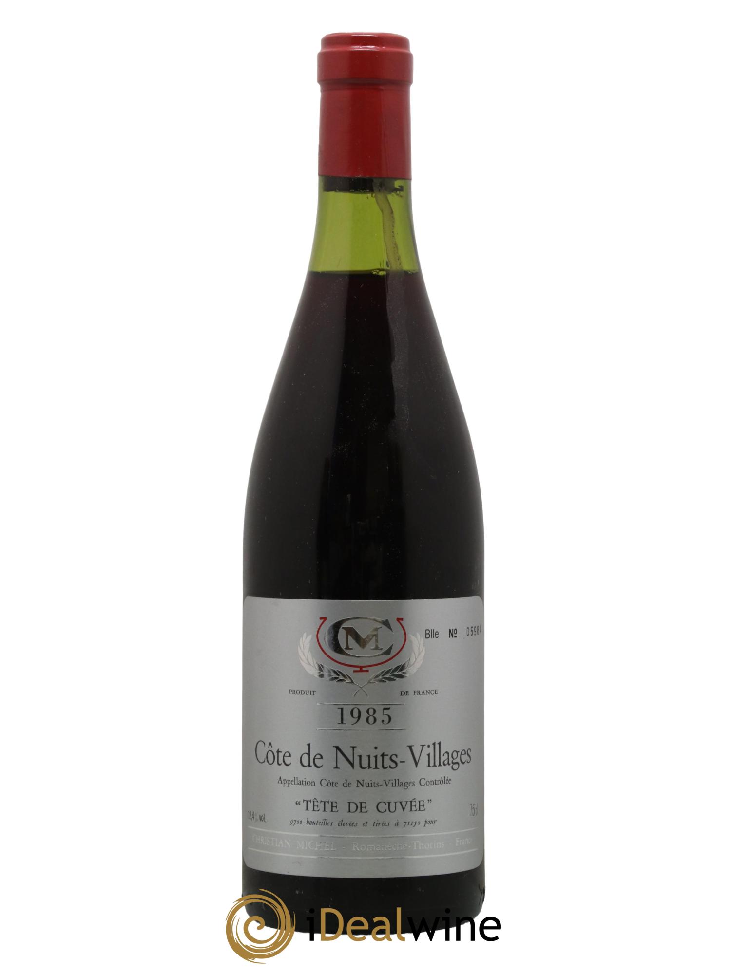Côte de Nuits-Villages Tête de Cuvée Christian Michel 1985 - Lot de 1 bouteille - 0