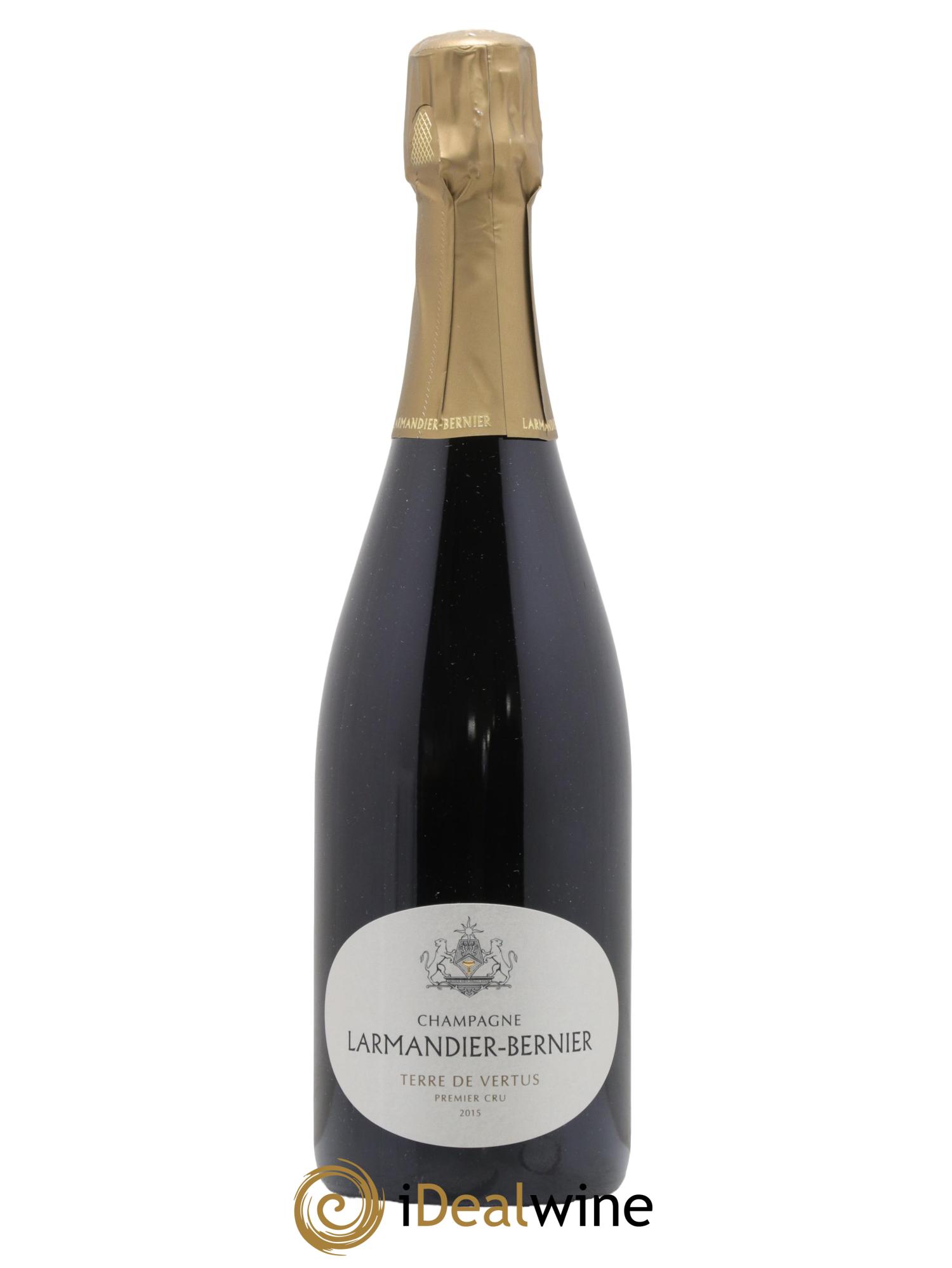 Terre de Vertus 1er Cru Non dosé Larmandier-Bernier 2015 - Lot de 1 bouteille - 0