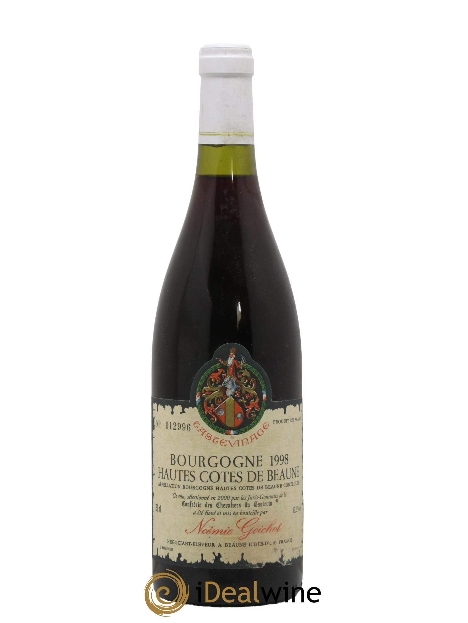 Hautes-Côtes de Beaune Tasteviage Noémie Goichot 1998 - Lot de 1 bouteille - 0