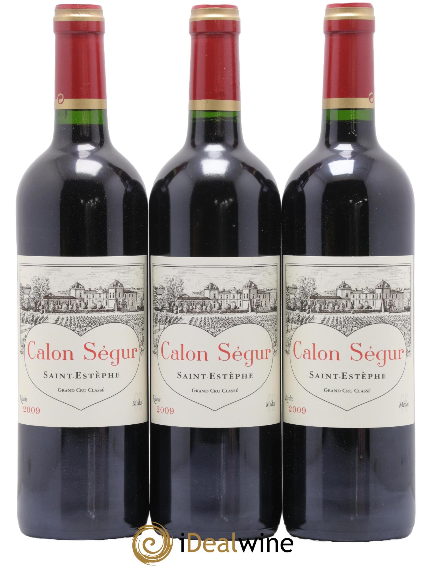 Château Calon Ségur 3ème Grand Cru Classé 2009 - Lot de 12 bouteilles - 1