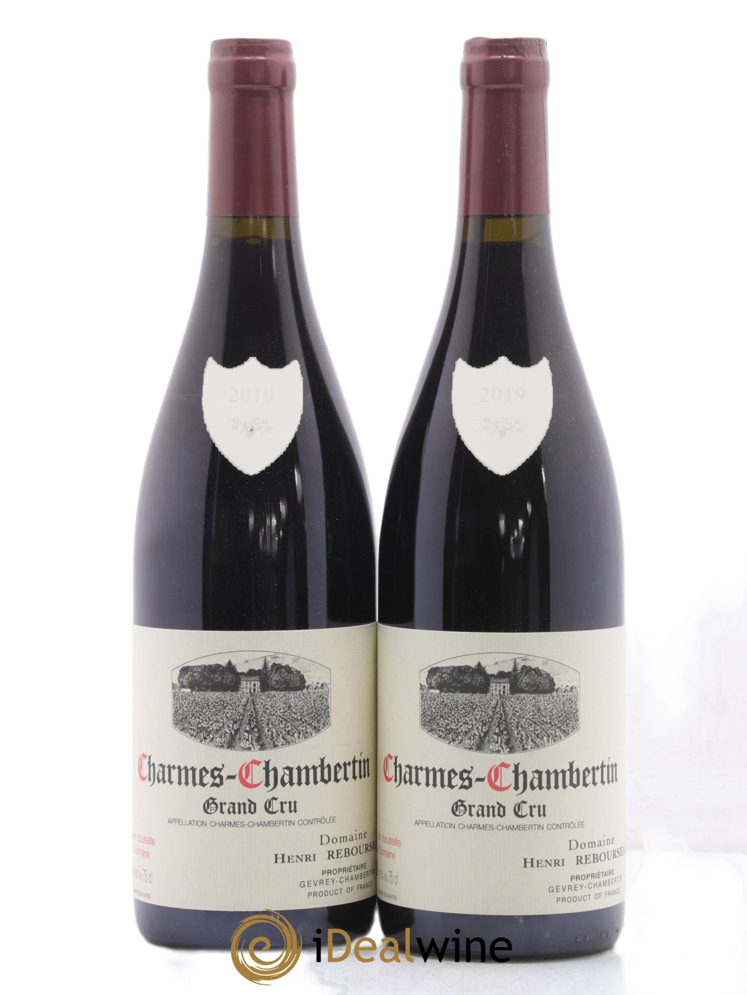 Charmes-Chambertin Grand Cru Henri Rebourseau 2019 - Lot de 2 bouteilles - 0