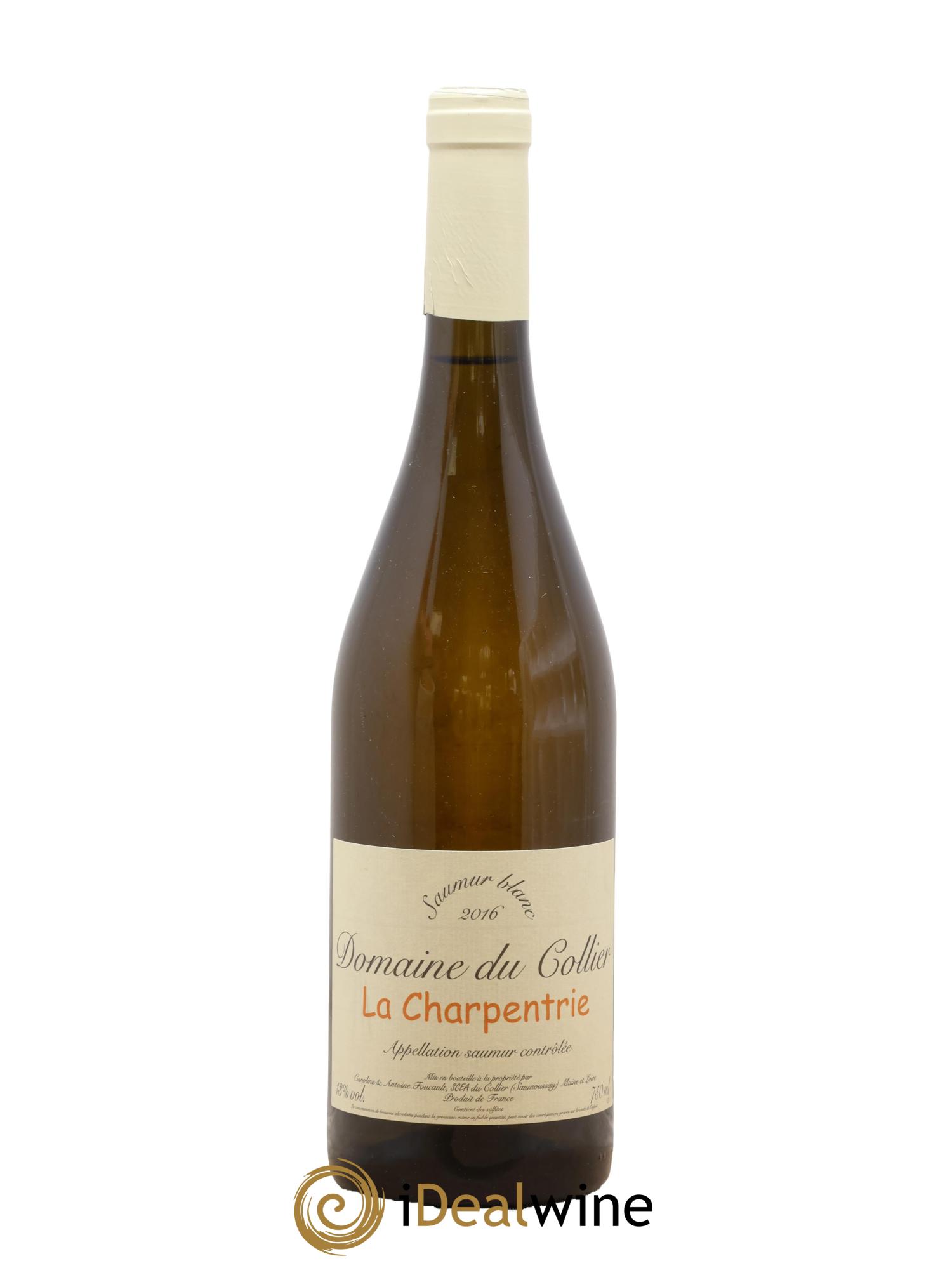 Saumur La Charpentrie Domaine du Collier 2016 - Lotto di 1 bottiglia - 0