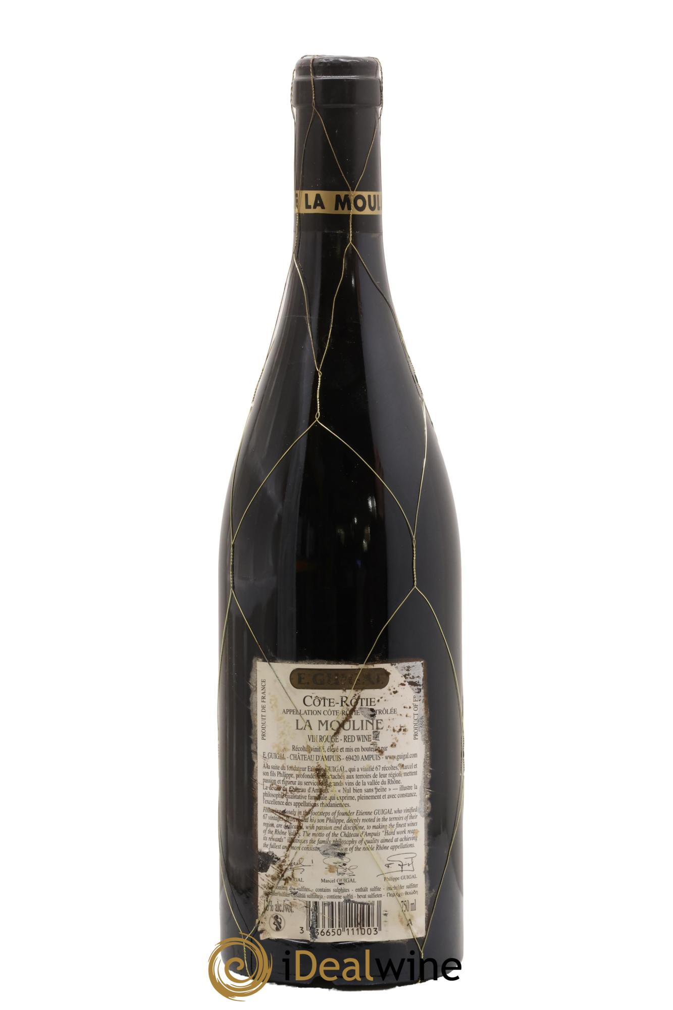 Côte-Rôtie La Mouline Guigal 2009 - Posten von 1 Flasche - 1