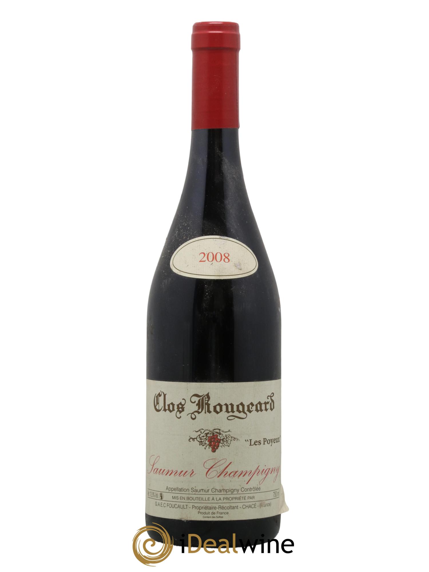 Saumur-Champigny Les Poyeux Clos Rougeard 2008 - Lot de 1 bouteille - 0