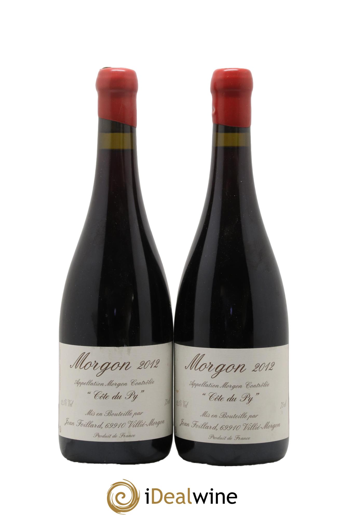 Morgon Côte du Py Jean Foillard 2012 - Lot de 2 bouteilles - 0