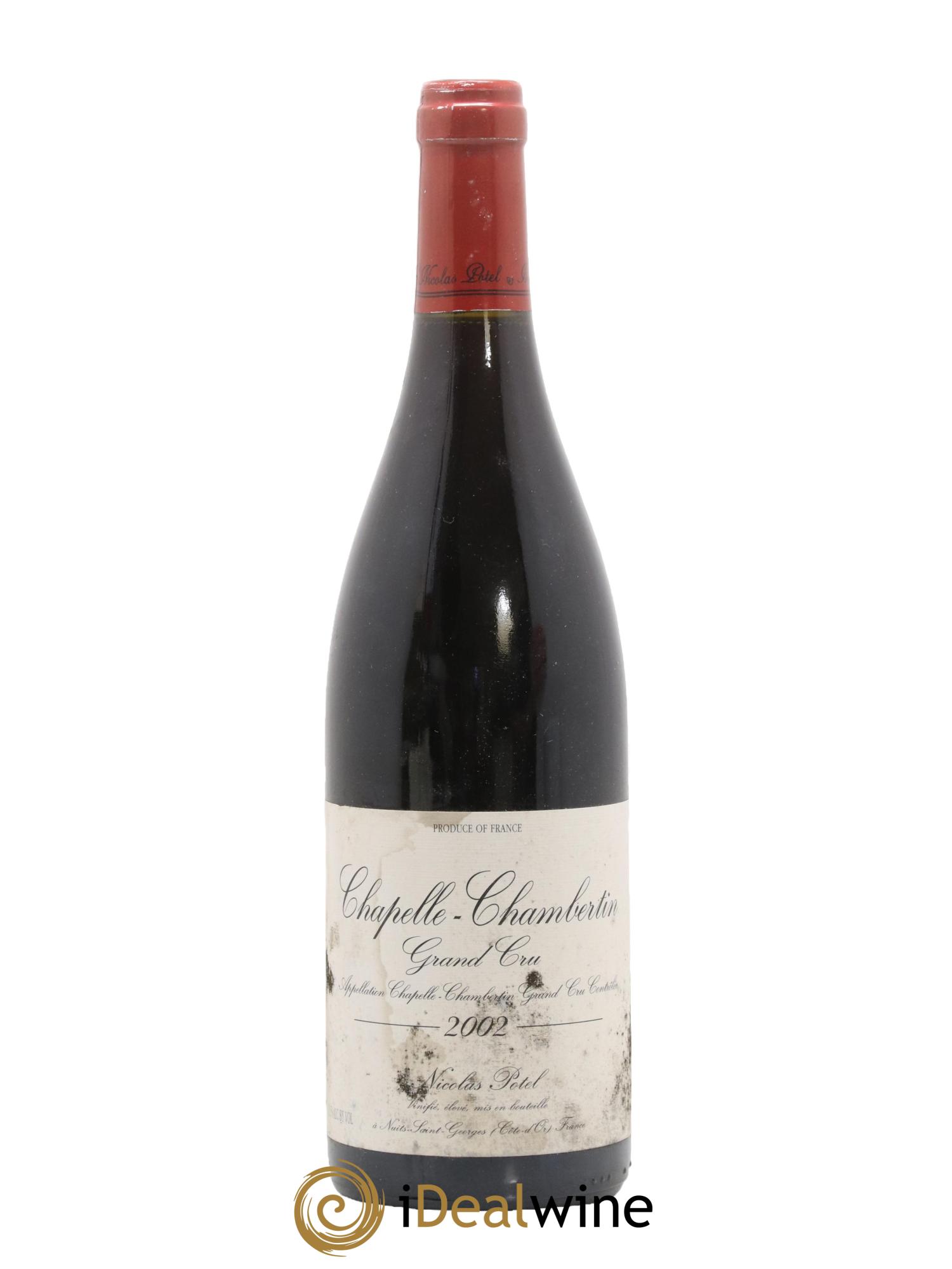 Chapelle-Chambertin Grand Cru Nicolas Potel 2002 - Lot de 1 bouteille - 0