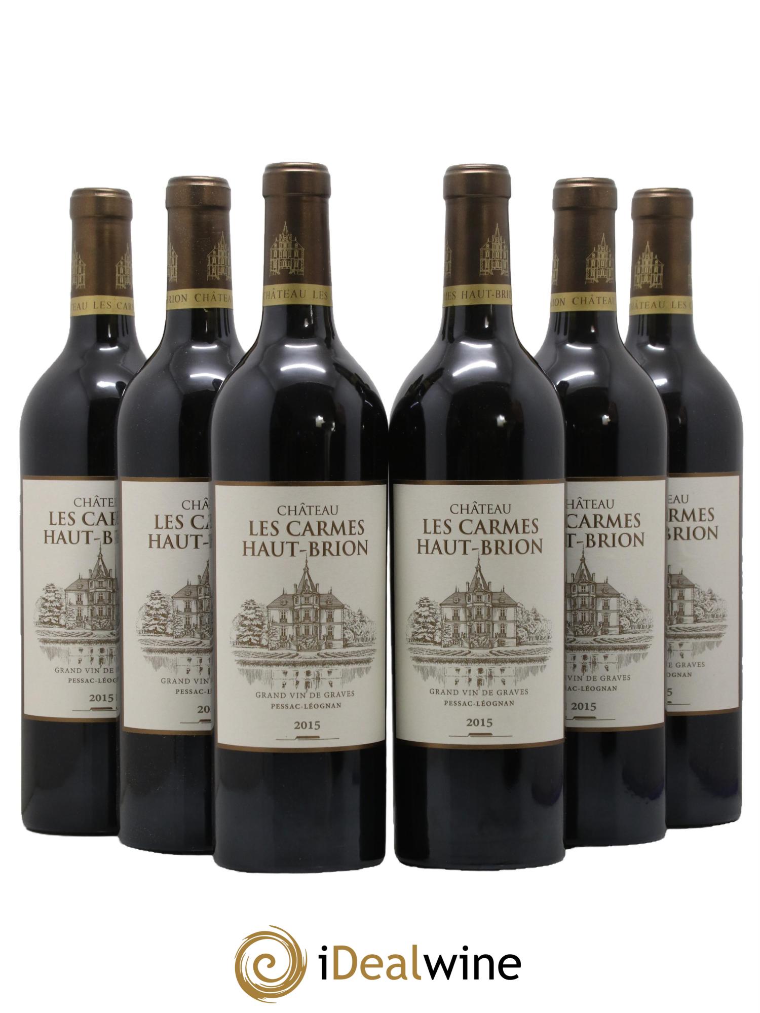 Château Les Carmes Haut-Brion 2015 - Lot de 6 bouteilles - 0