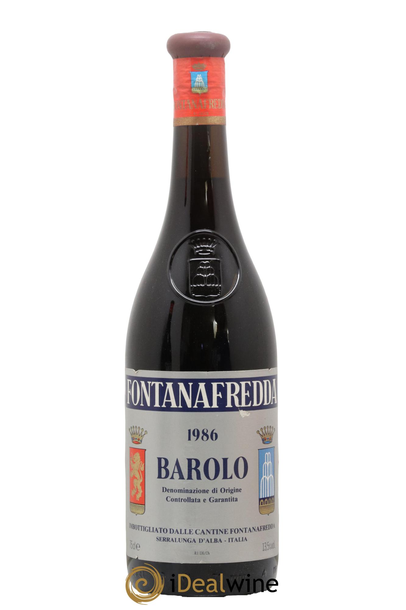 Barolo DOCG Fontanafredda 1986 - Lotto di 1 bottiglia - 0