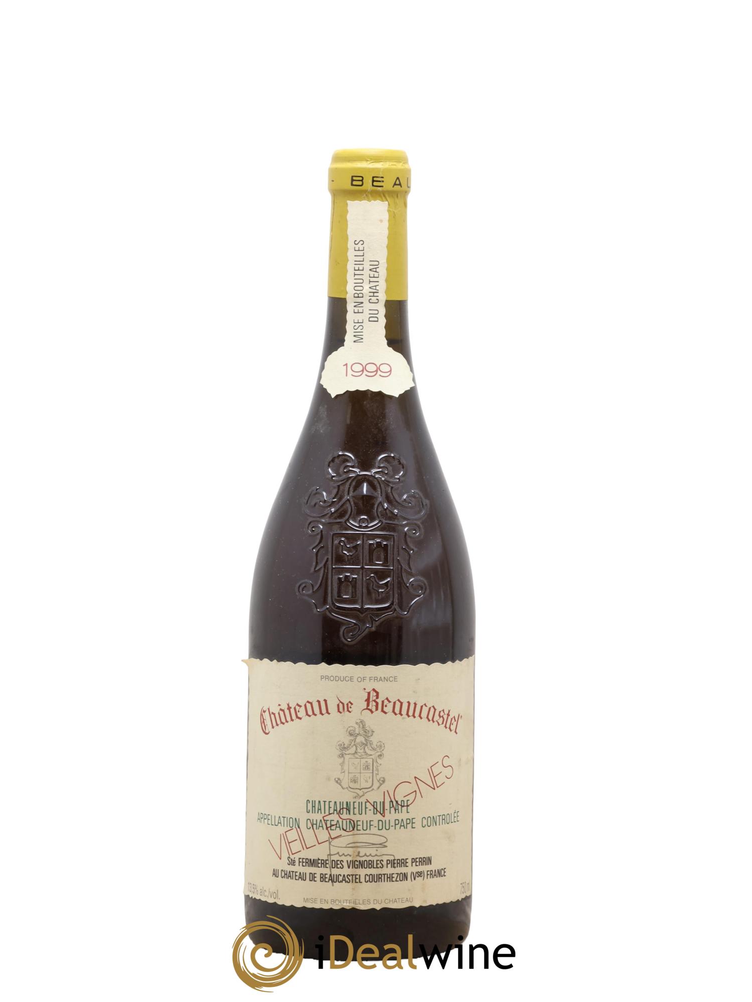 Châteauneuf-du-Pape Château de Beaucastel Vieilles vignes Roussanne Famille Perrin 1999 - Lotto di 1 bottiglia - 0