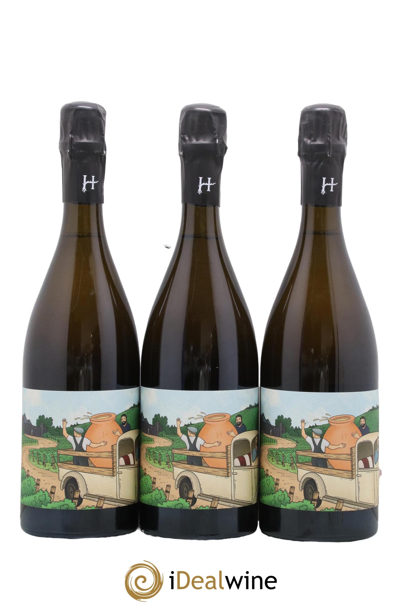 Champagne Auguste II Maison Romain Hénin - Lot de 3 bouteilles - 0