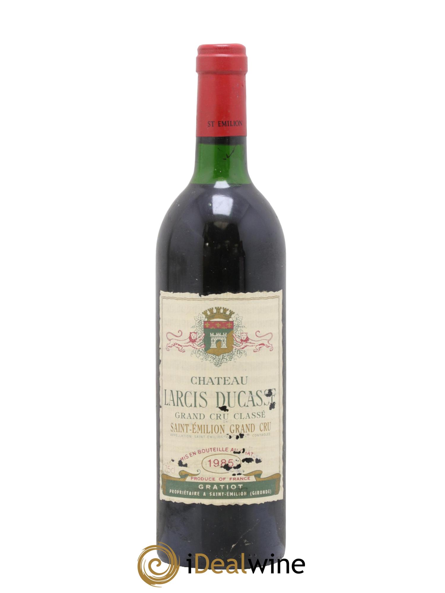Château Larcis Ducasse 1er Grand Cru Classé B 1985 - Lot de 1 bouteille - 0