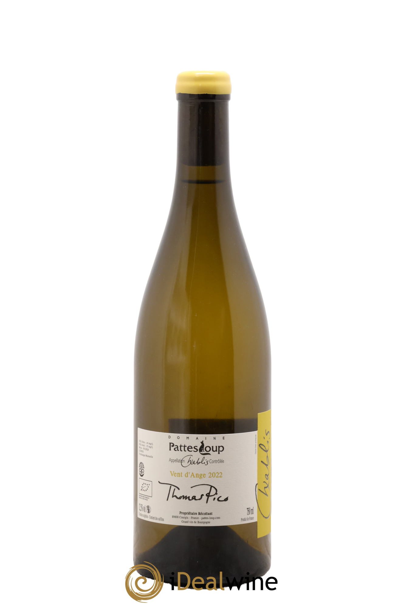 Chablis Vent d'Ange Pattes Loup (Domaine) 2022 - Lotto di 1 bottiglia - 1