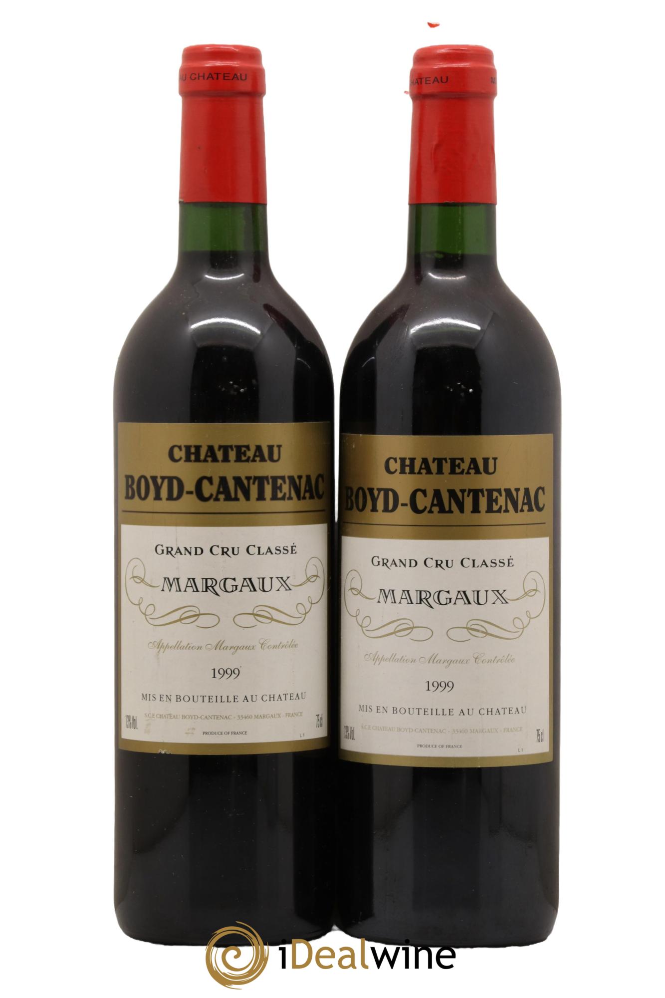 Château Boyd Cantenac 3ème Grand Cru Classé 1999 - Lot de 2 bouteilles - 0
