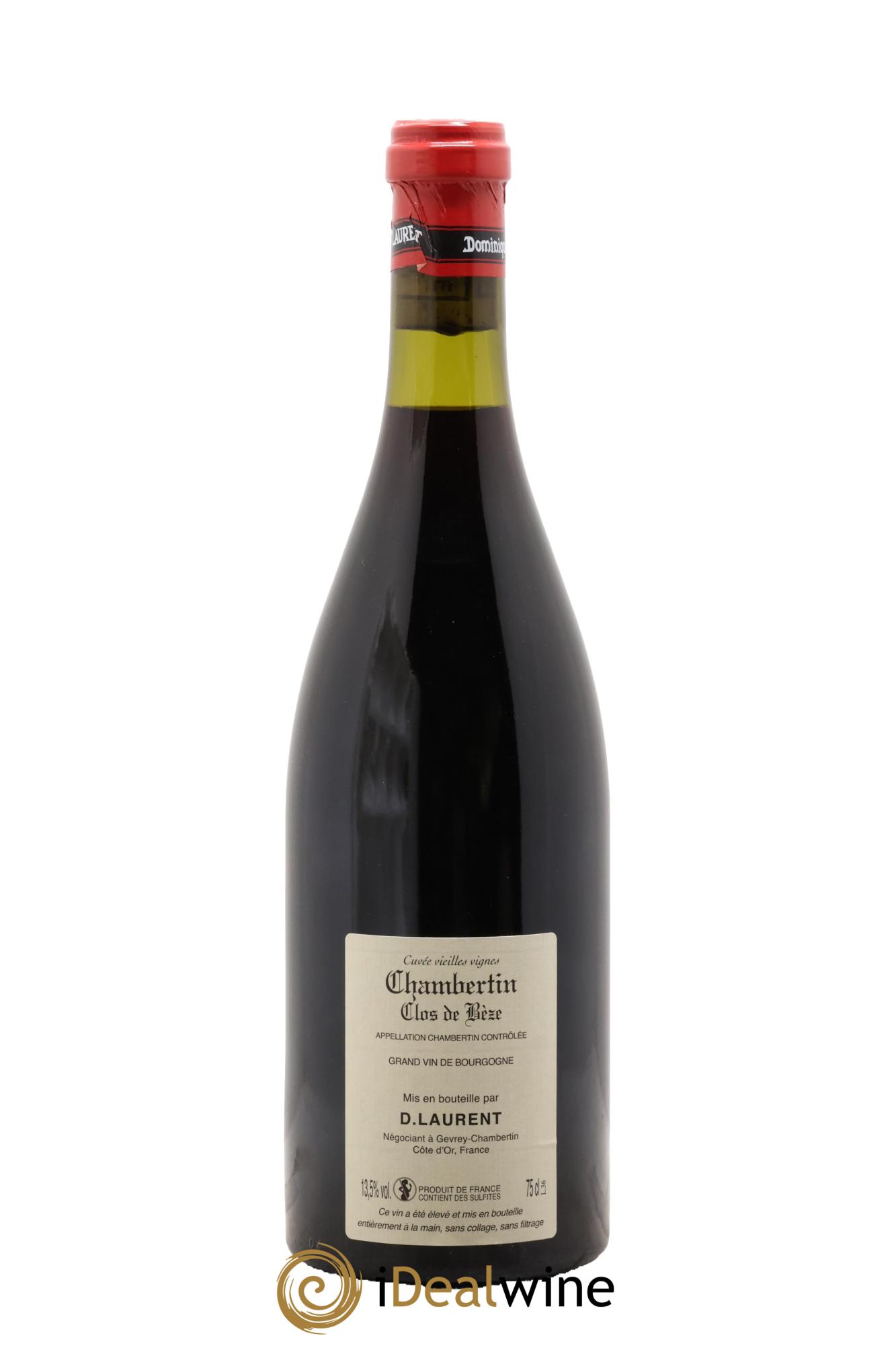 Chambertin Clos de Bèze Grand Cru Grande cuvée Vieilles vignes Dominique Laurent 2016 - Lotto di 1 bottiglia - 1