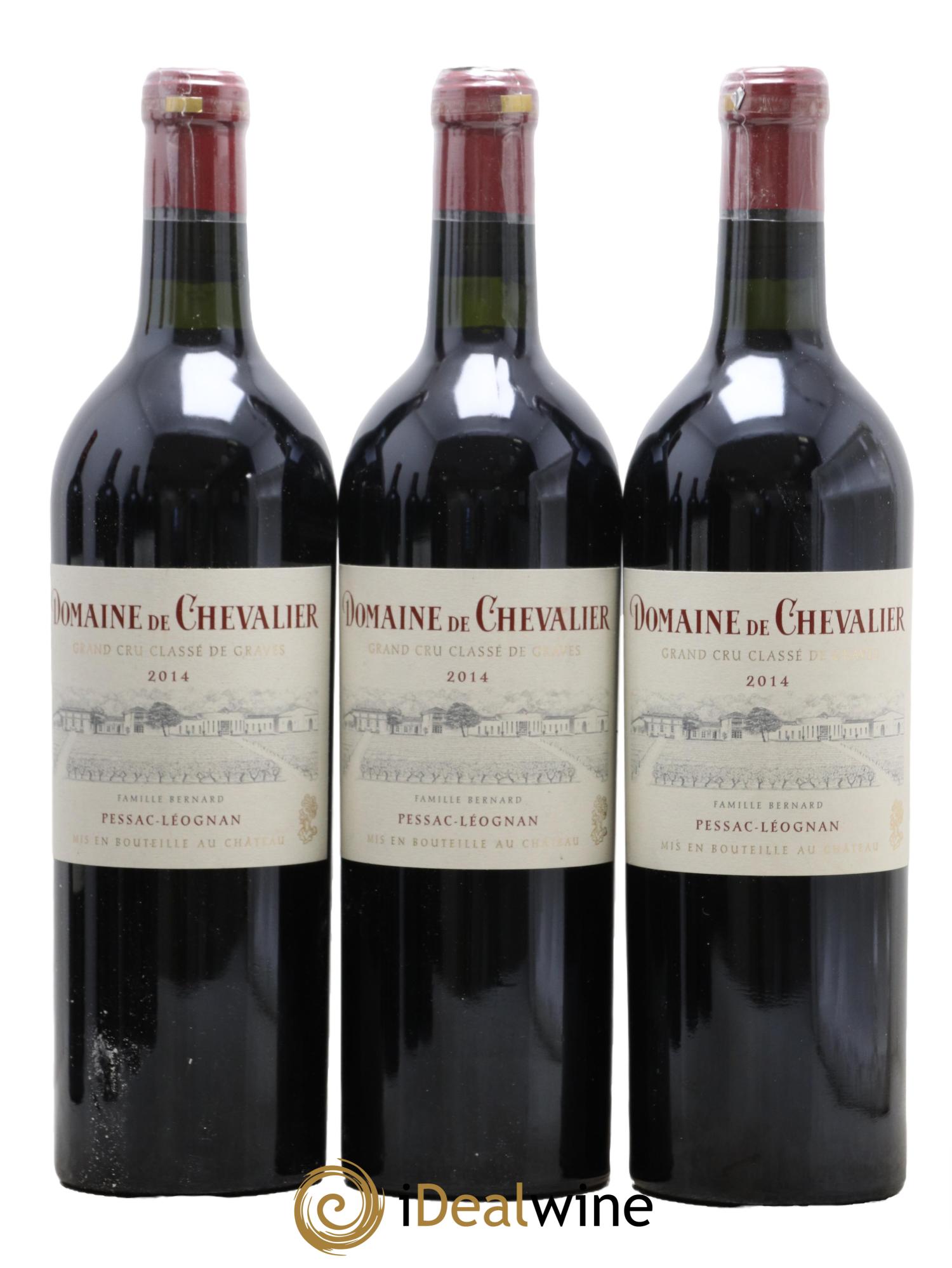 Domaine de Chevalier Cru Classé de Graves 2014 - Lot de 3 bouteilles - 0
