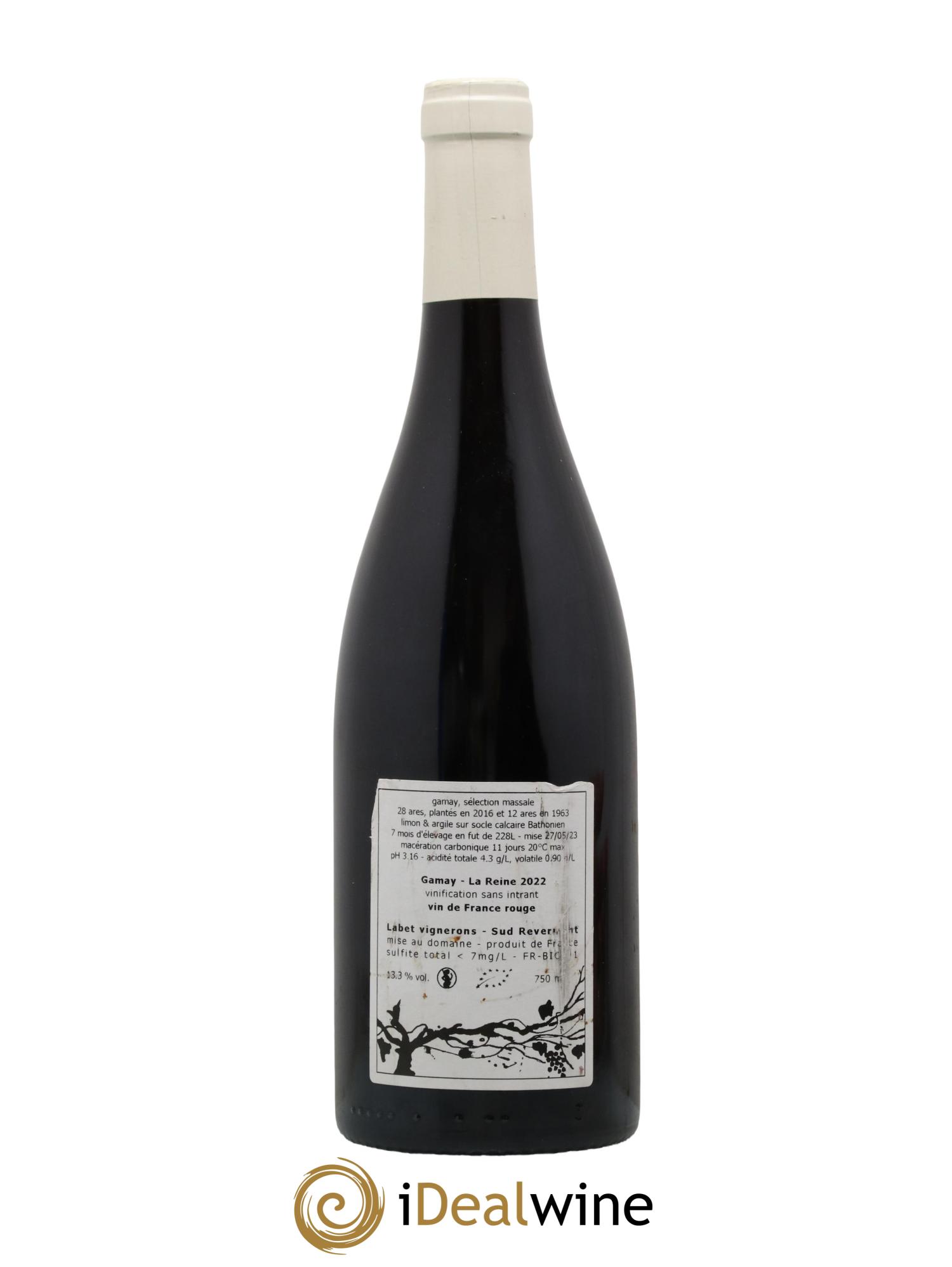 Vin de France Gamay La Reine Labet (Domaine) 2022 - Lot de 1 bouteille - 1
