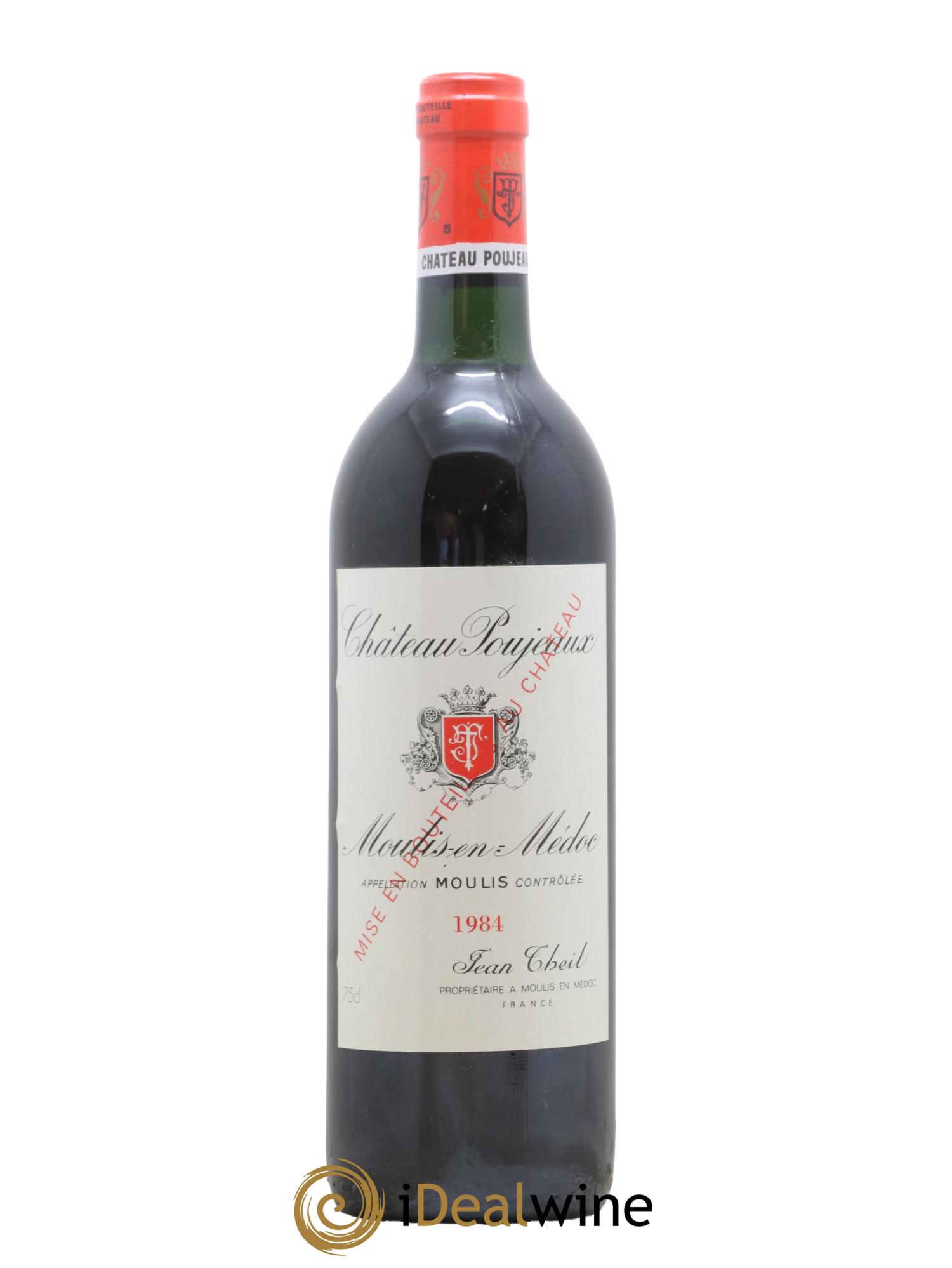Château Poujeaux 1984 - Lot de 1 bouteille - 0