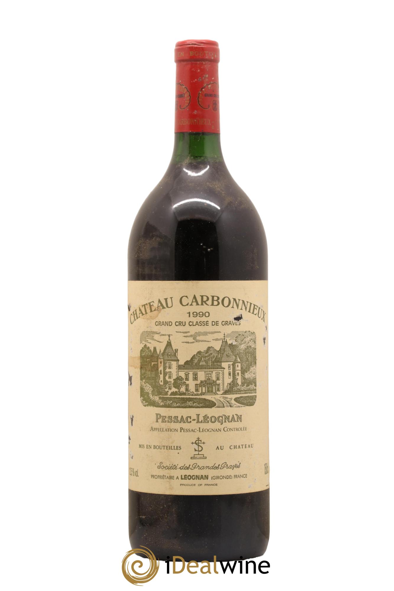 Château Carbonnieux Cru Classé de Graves 1990 - Lot de 1 magnum - 0