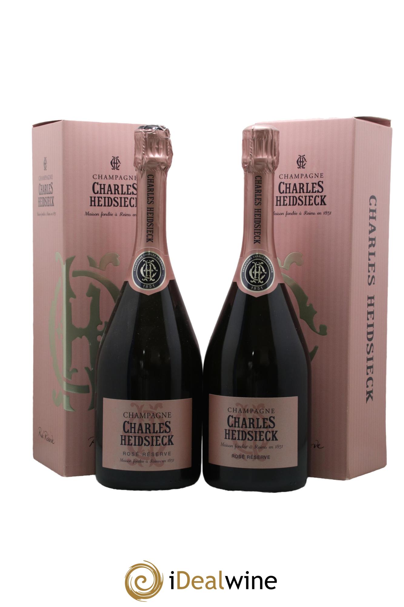 Réserve Charles Heidsieck - Lot of 2 bottles - 1