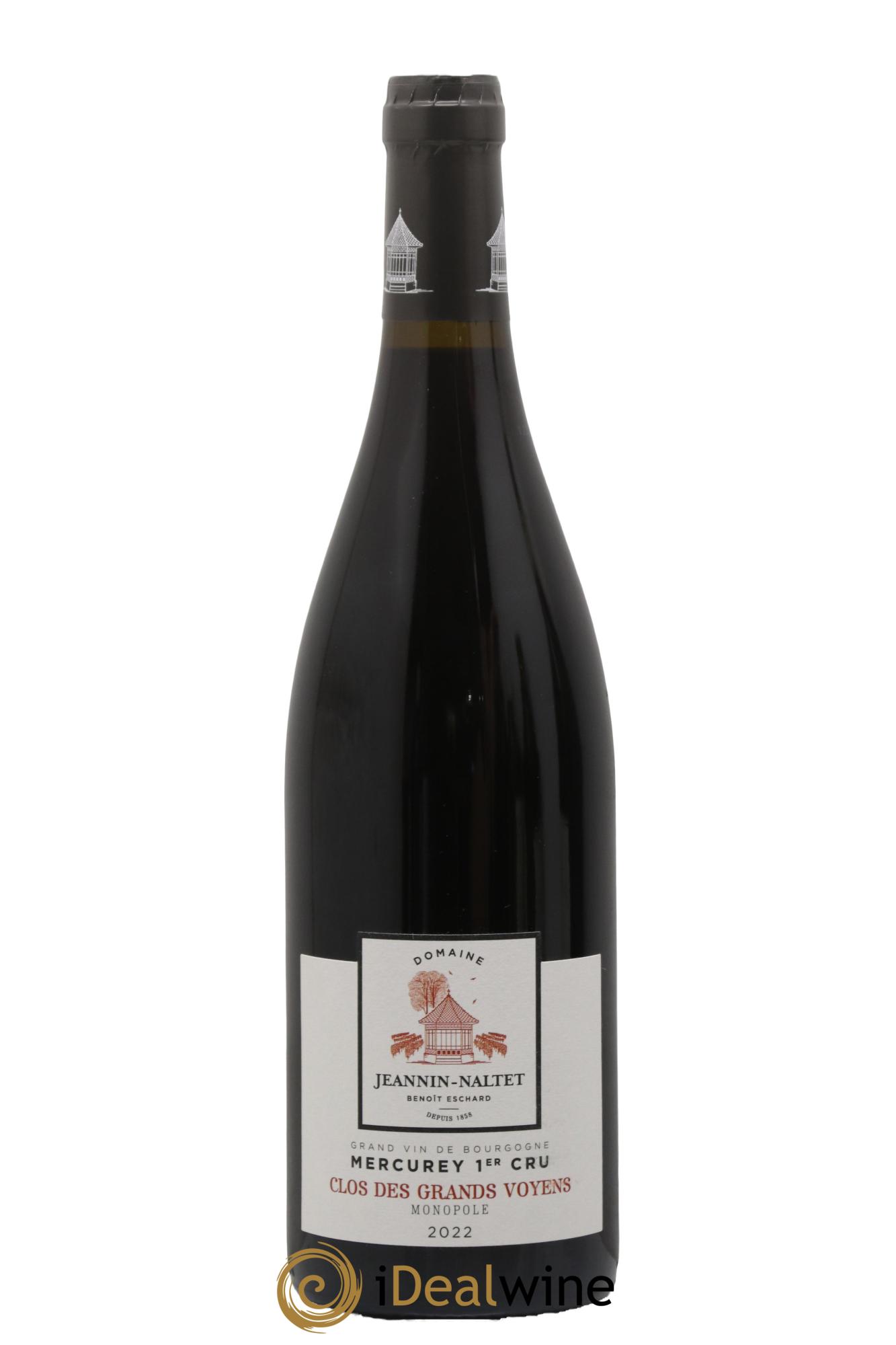 Mercurey 1er Cru Clos Des Grands Voyens Jeannin Naltet 2022 - Posten von 1 Flasche - 0