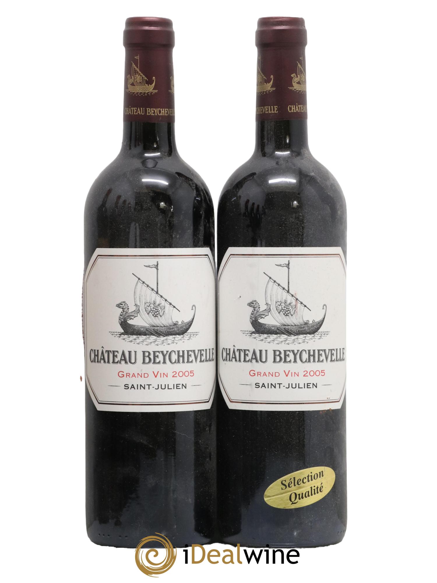 Château Beychevelle 4ème Grand Cru Classé 2005 - Lot de 2 bouteilles - 0