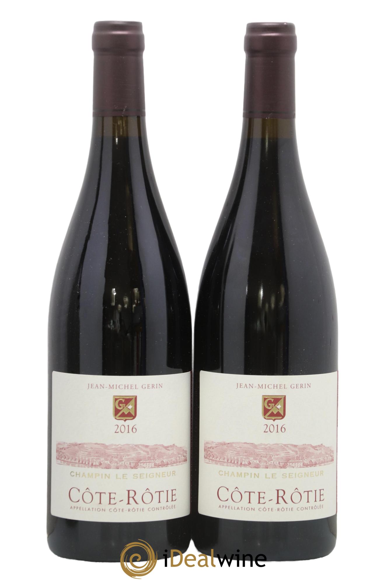 Côte-Rôtie Champin Le Seigneur Jean-Michel Gerin 2016 - Lot de 2 bouteilles - 0