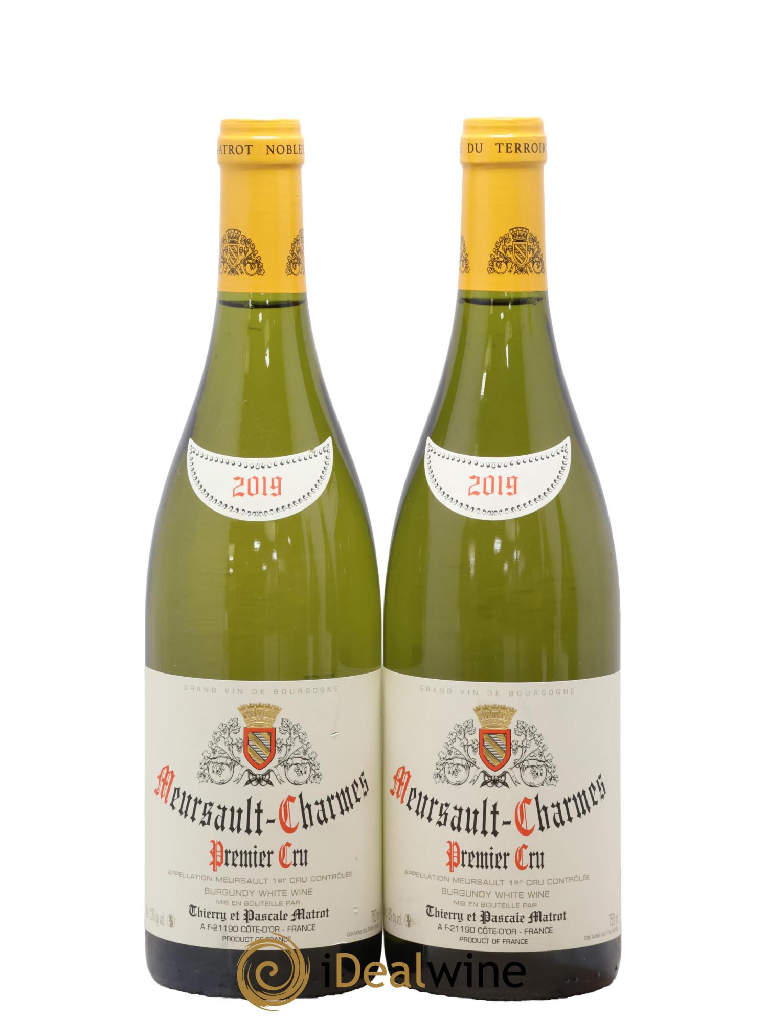 Meursault 1er Cru Charmes Matrot (Domaine) 2019 - Lot de 2 bouteilles - 0