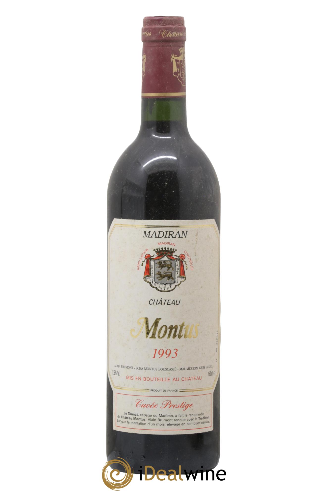 Madiran Château Montus-Prestige Alain Brumont 1993 - Lotto di 1 bottiglia - 0
