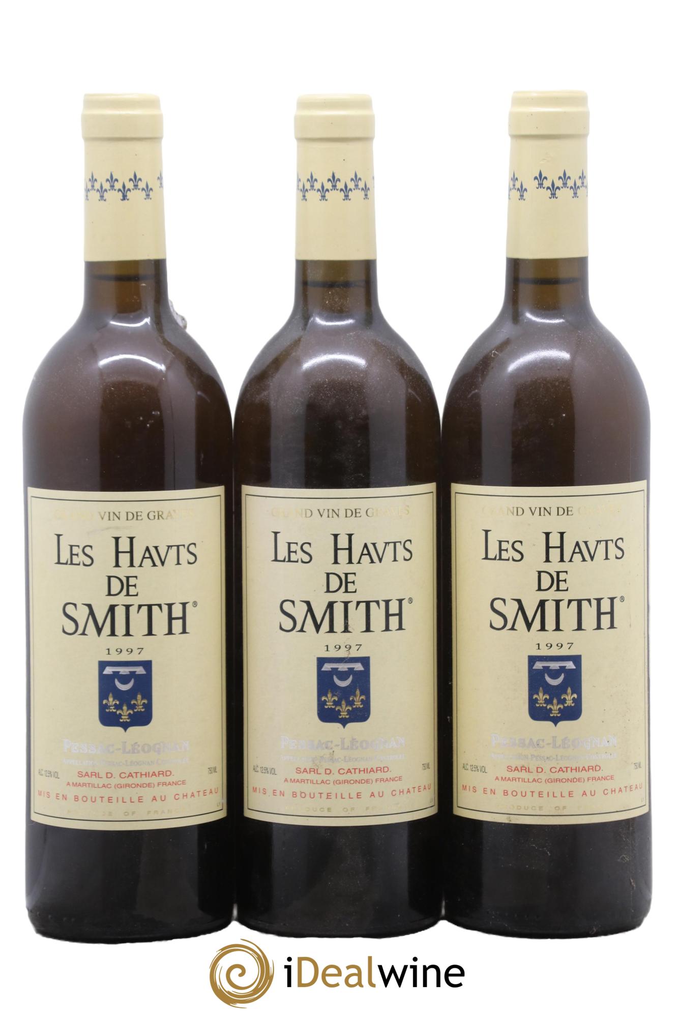 Les Hauts de Smith Second Vin 1997 - Lot de 3 bouteilles - 0