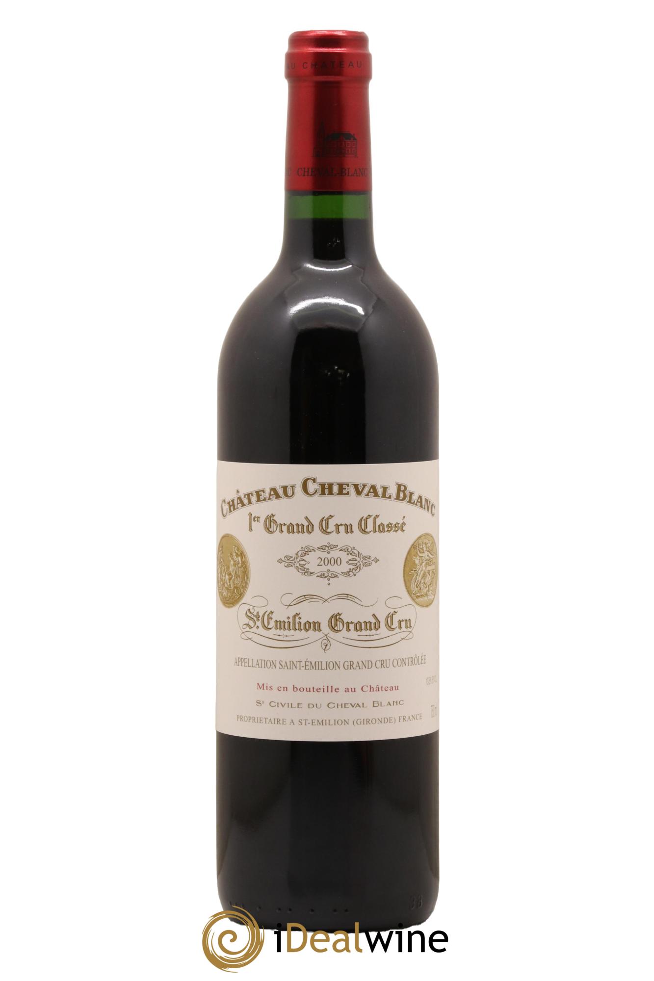 Château Cheval Blanc 1er Grand Cru Classé A 2000 - Lot de 1 bouteille - 0