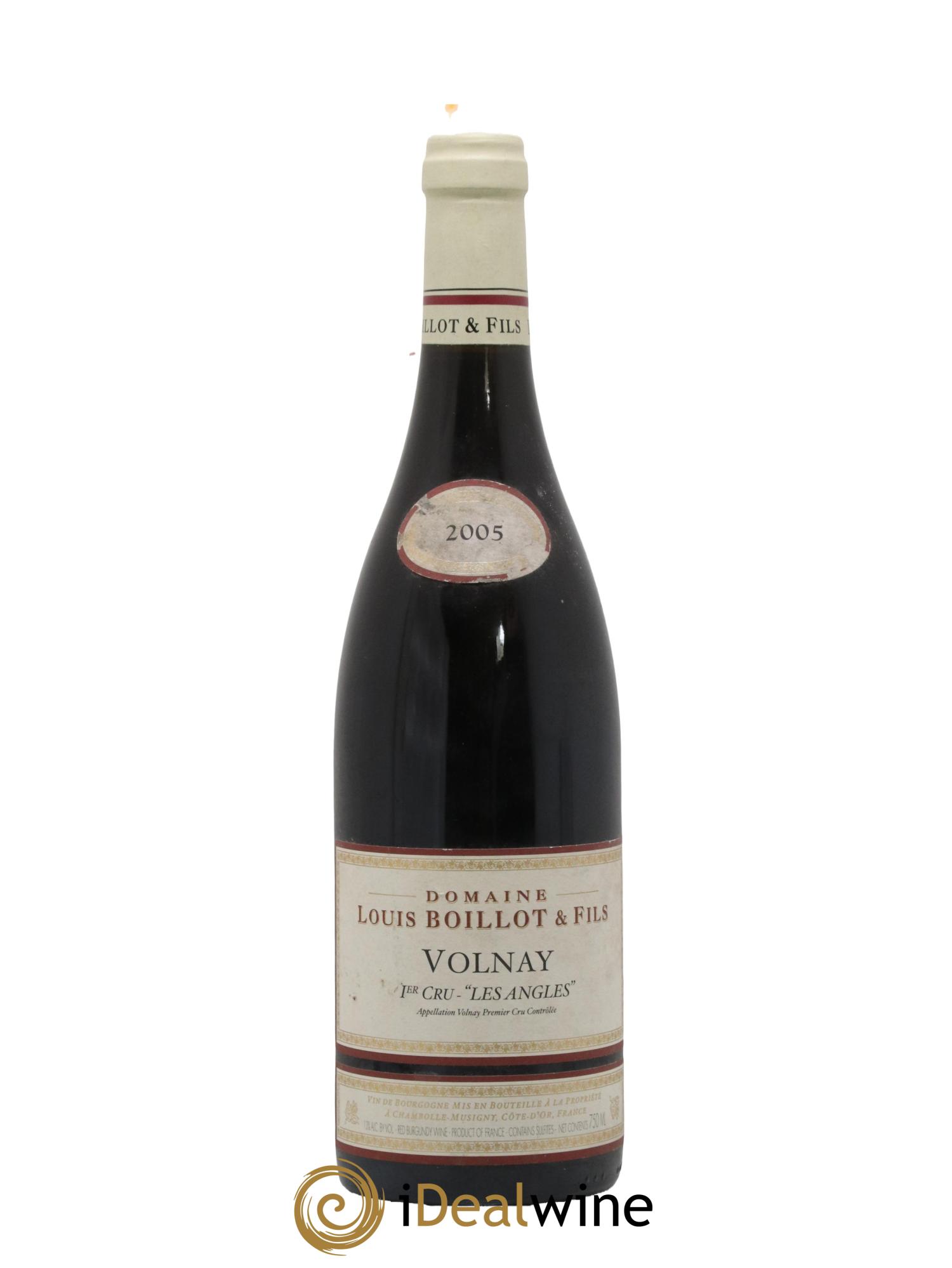 Volnay 1er Cru Les Angles Domaine Louis Boillot et Fils 2005 - Lot de 1 bouteille - 0